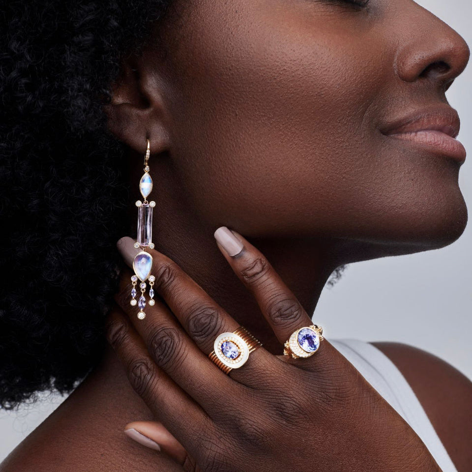 Rainbows and Roses-Earrings
