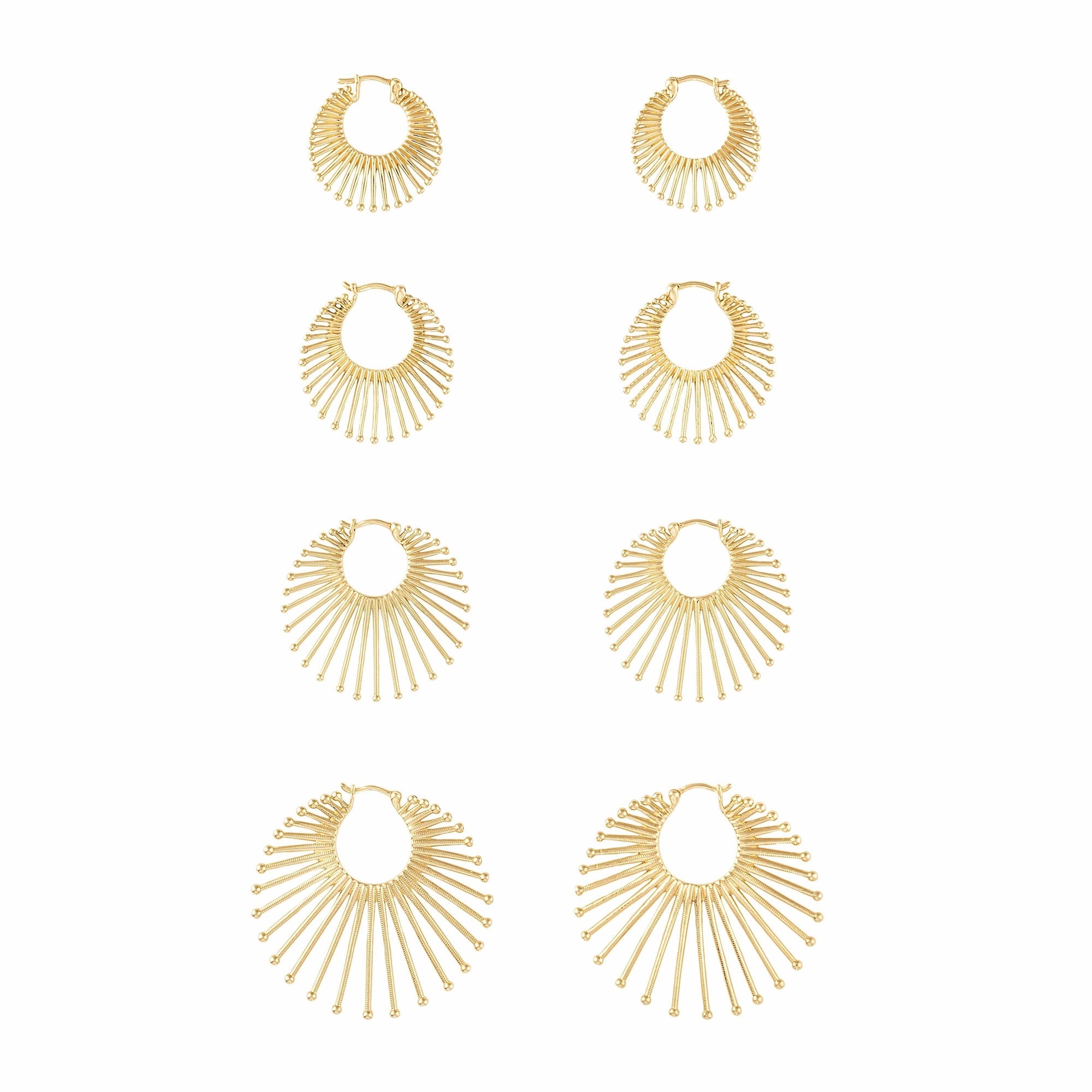 Roar Lion Hoops-Earrings-Eden Presley Fine Jewelry