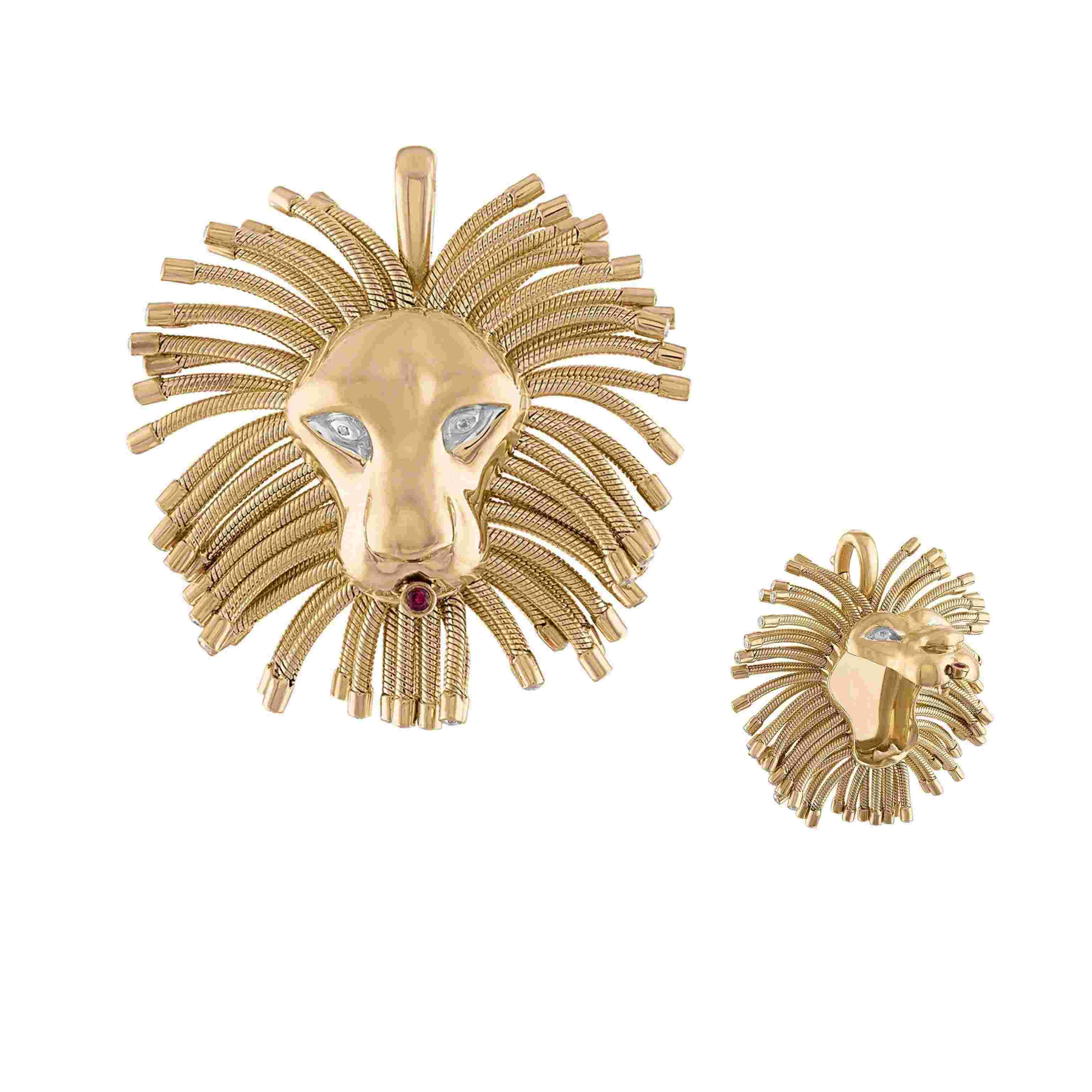 Roar Lion Locket-Locket-Eden Presley Fine Jewelry