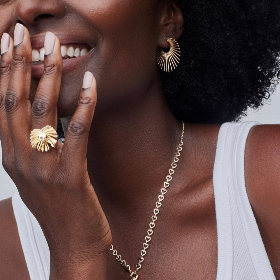 Roar Lion Ring-Lifestyle