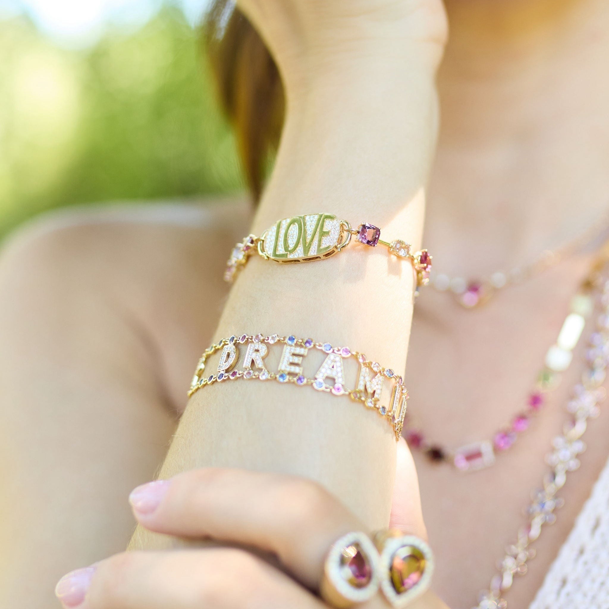Rock Candy Bracelets-Love