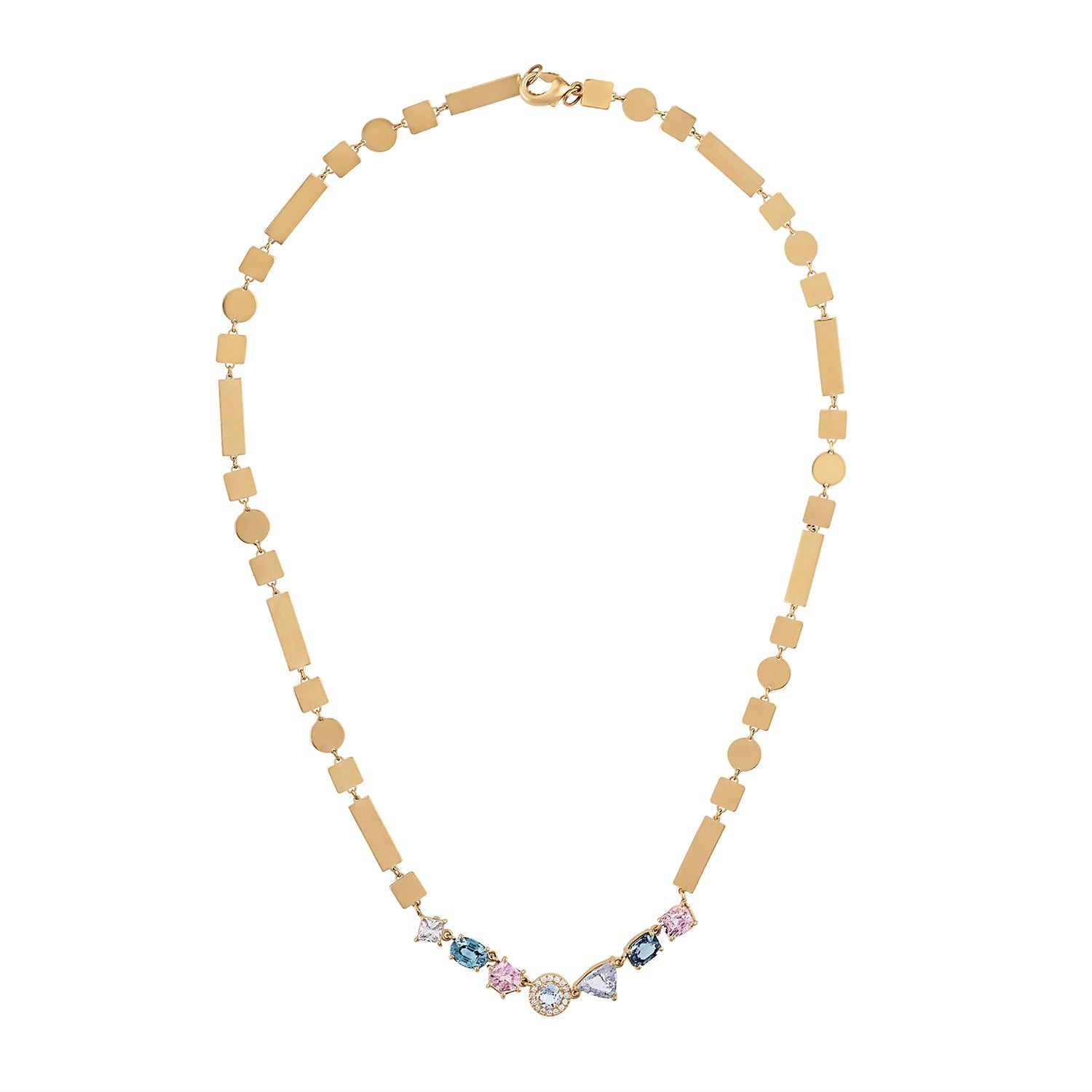Different shape Rock Candy Shine necklace