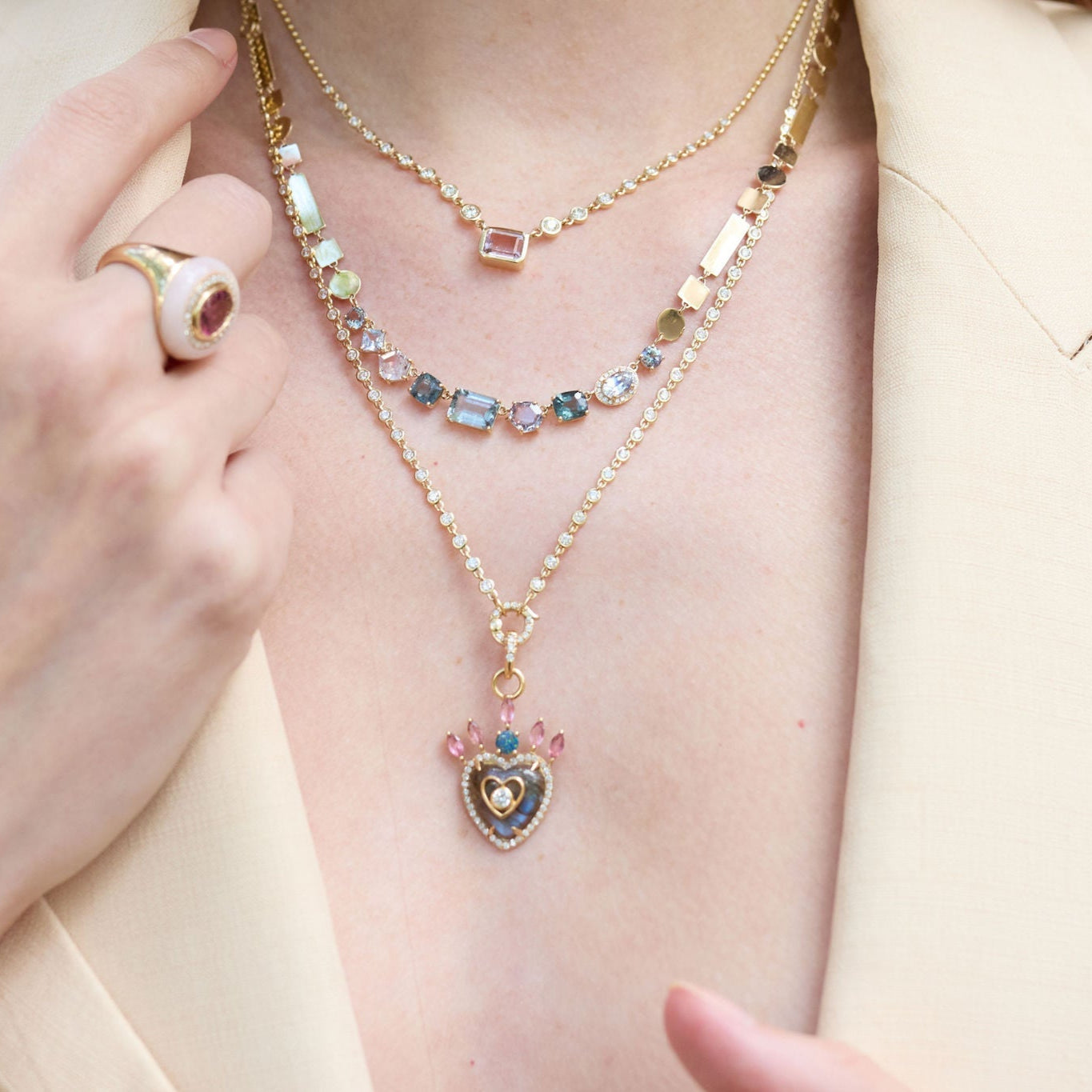 Rock Candy Shine necklace-Necklace, pendant,