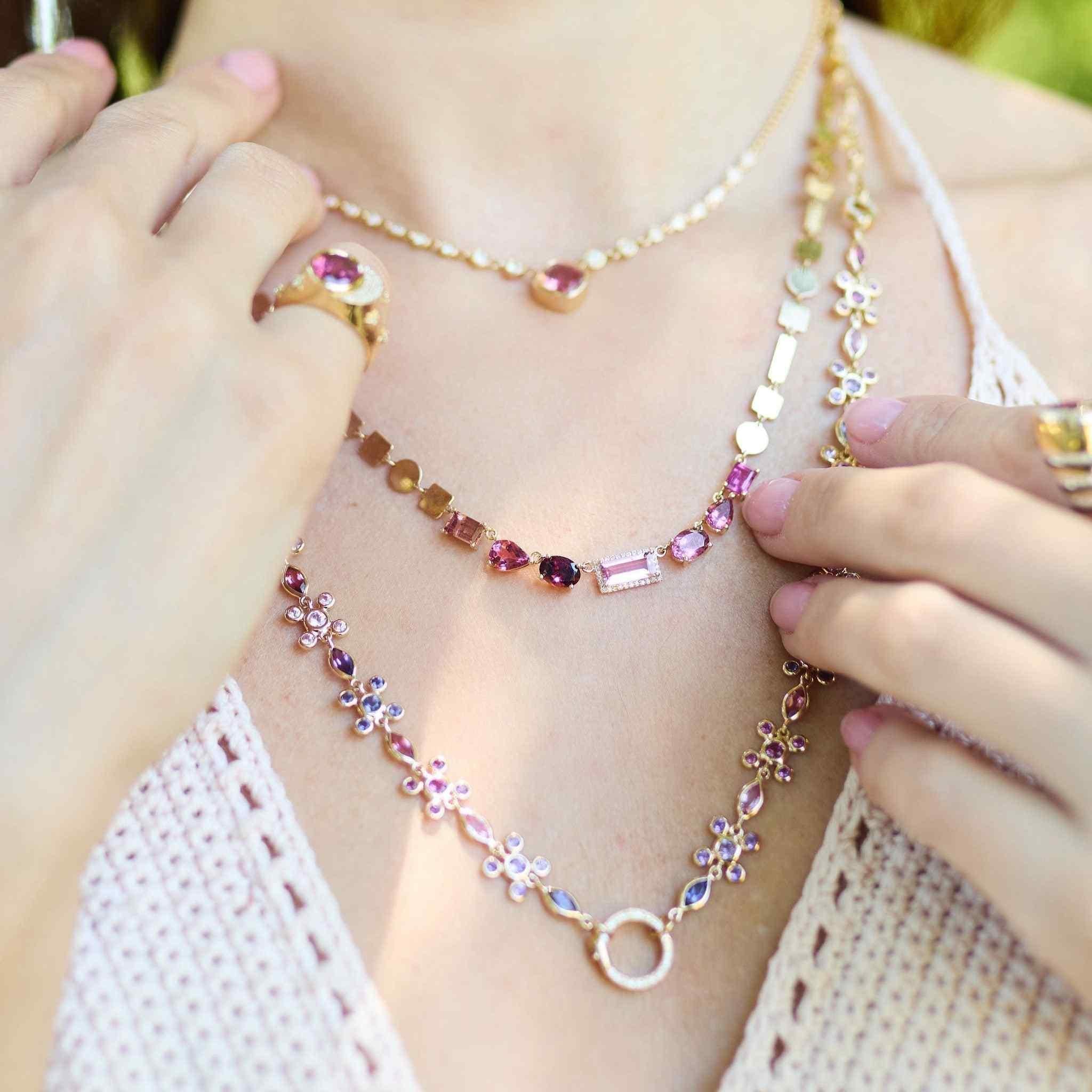 Rock Candy Shine necklace-Necklace, pendant, necklaces-Eden Presley Fine Jewelry