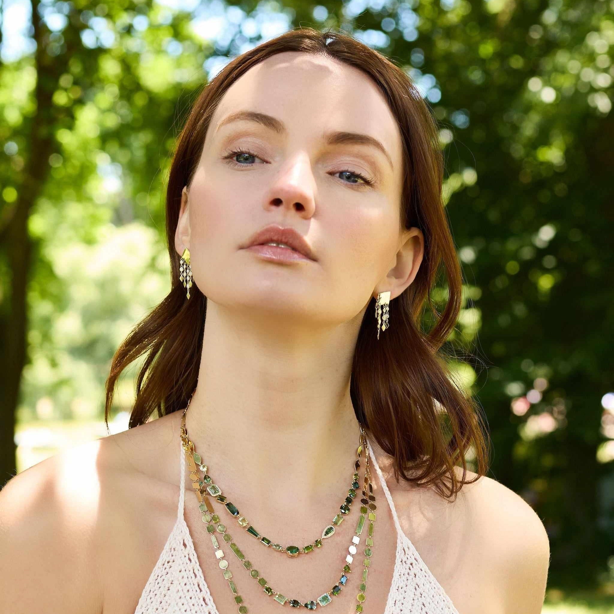 Shine Fringe Earrings - Image 5 | Earrings | Eden Presley