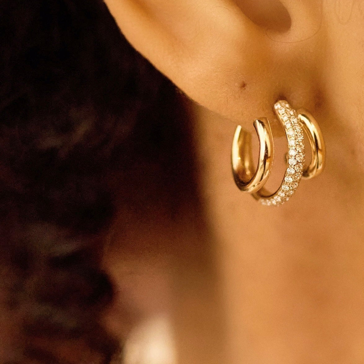 Shine Huggs-Earrings-Eden Presley Fine Jewelry