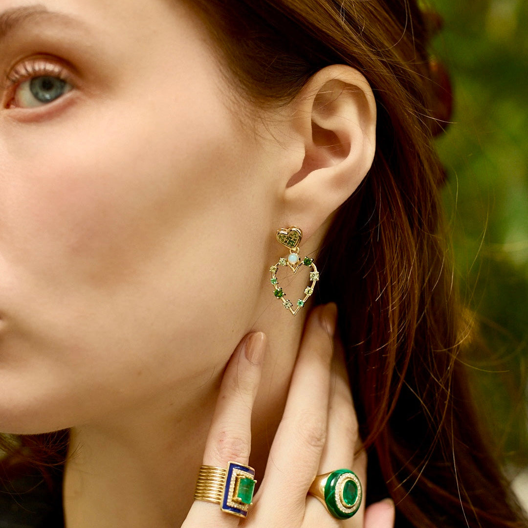 Small Love Transformer Earrings-Earrings-Eden Presley Fine Jewelry