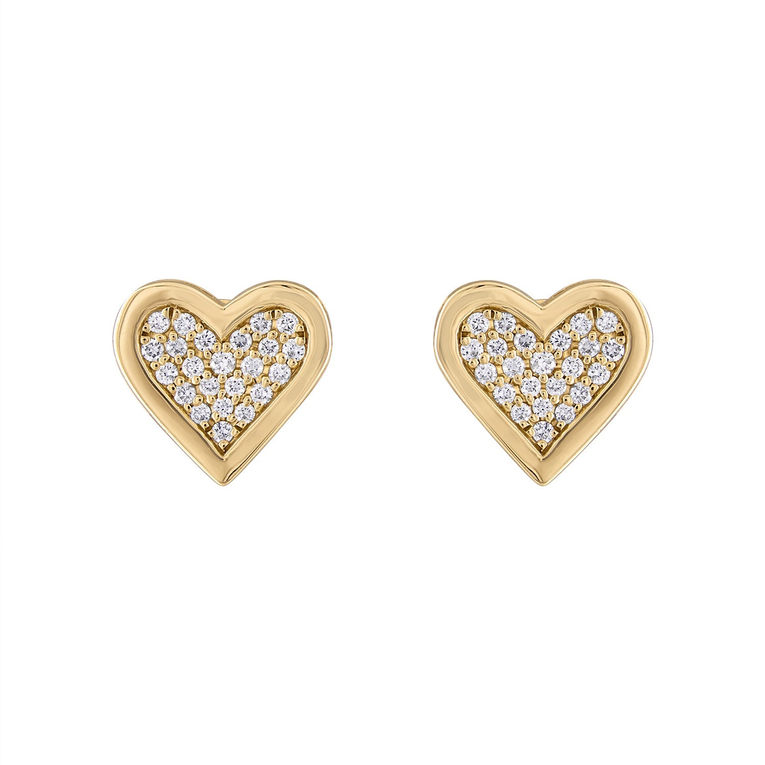Small Love Transformer Earrings-front detailed look