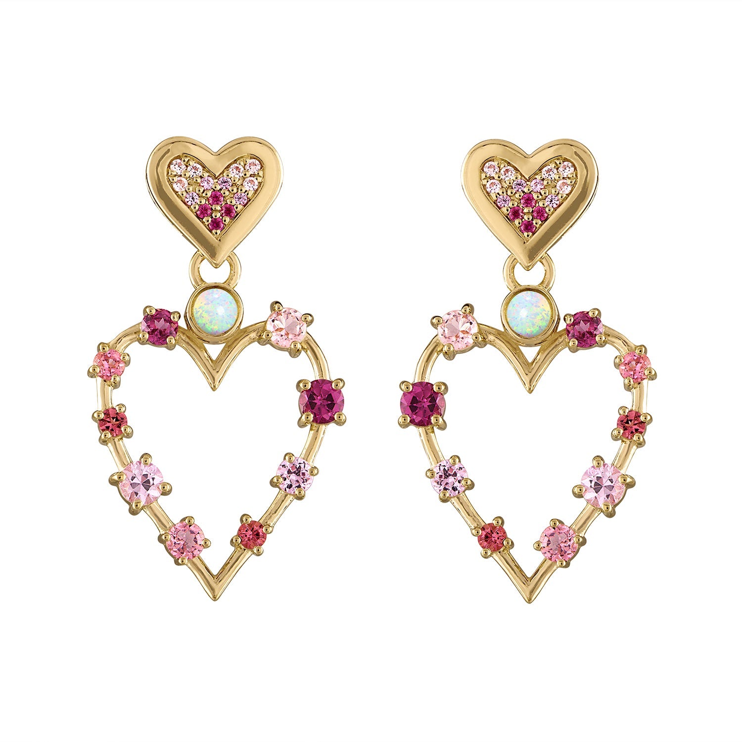 Small Love Transformer Earrings-Earrings-Eden Presley Fine Jewelry