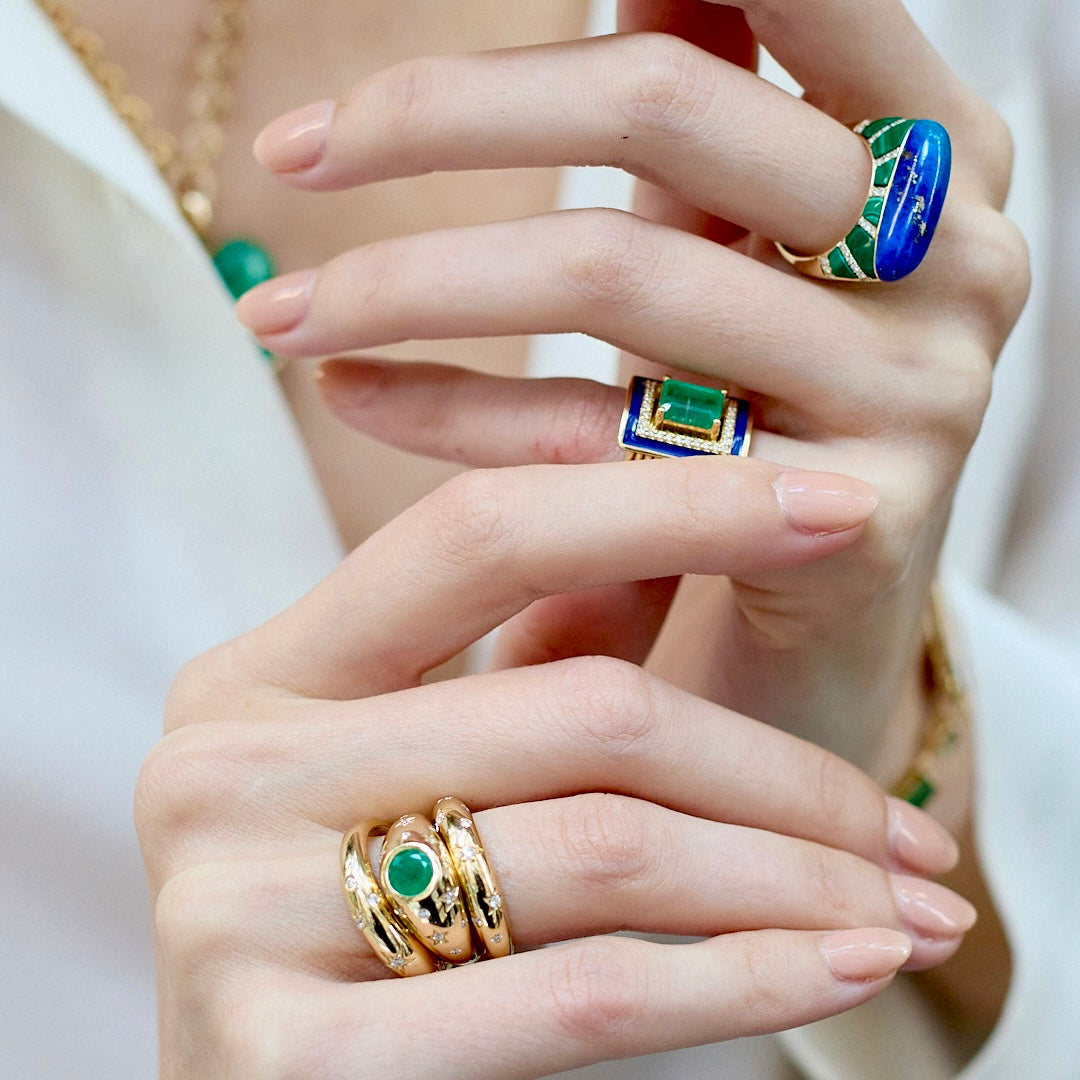Solar Stack Ring-On Hand