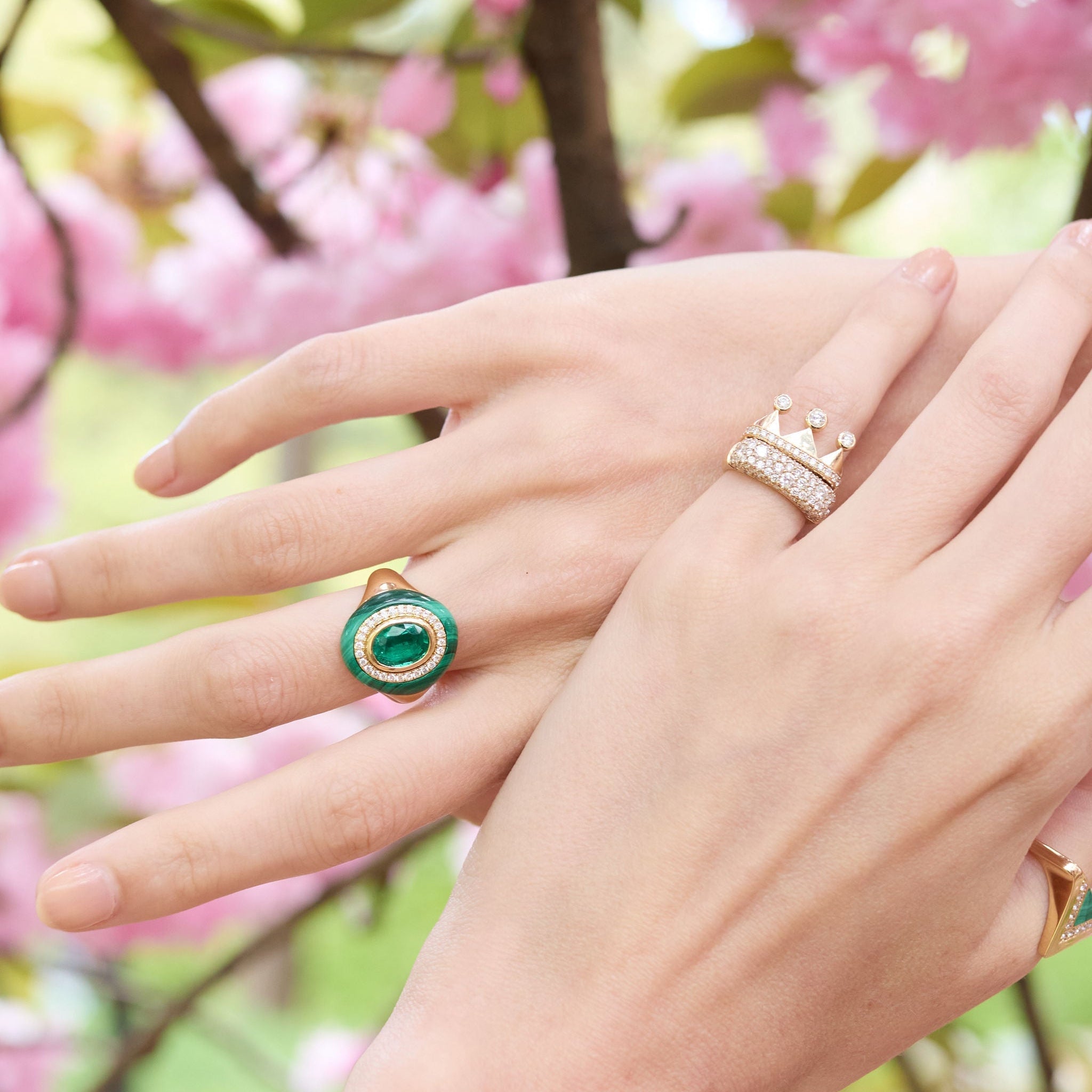 Sparkle Stack Ring-Queen