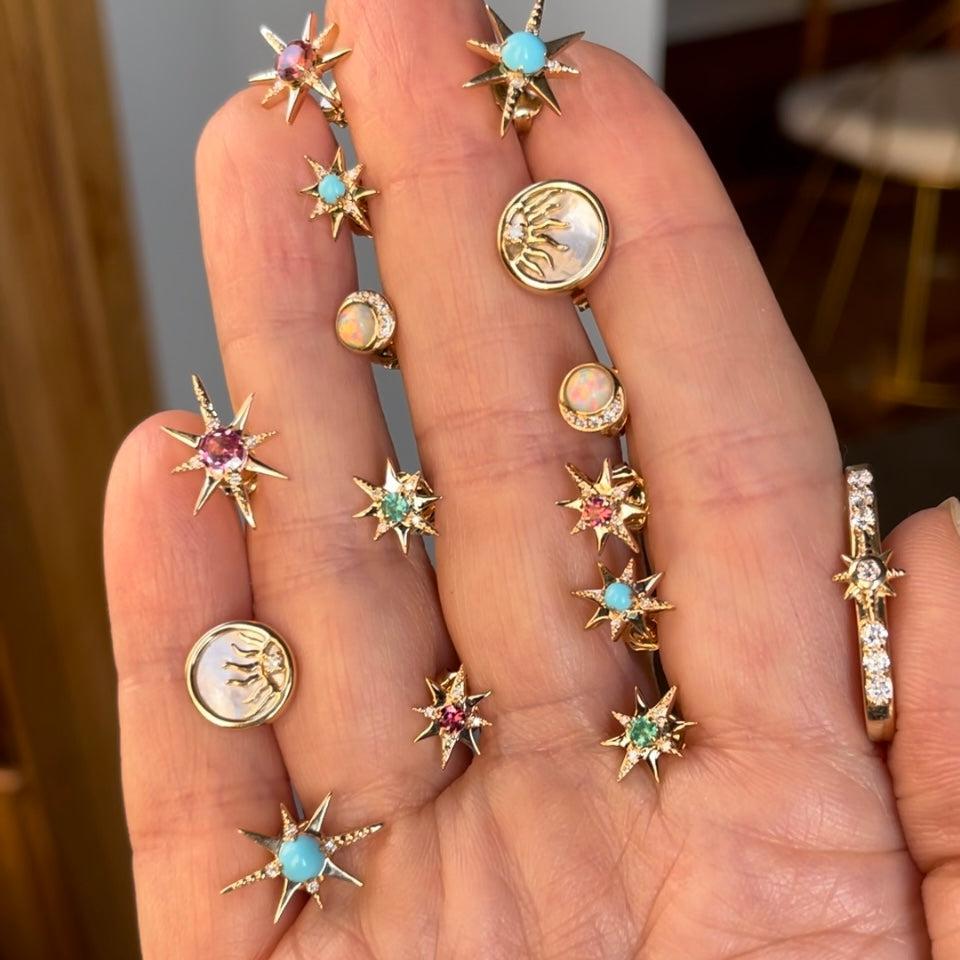 Starburst multicolor Studs