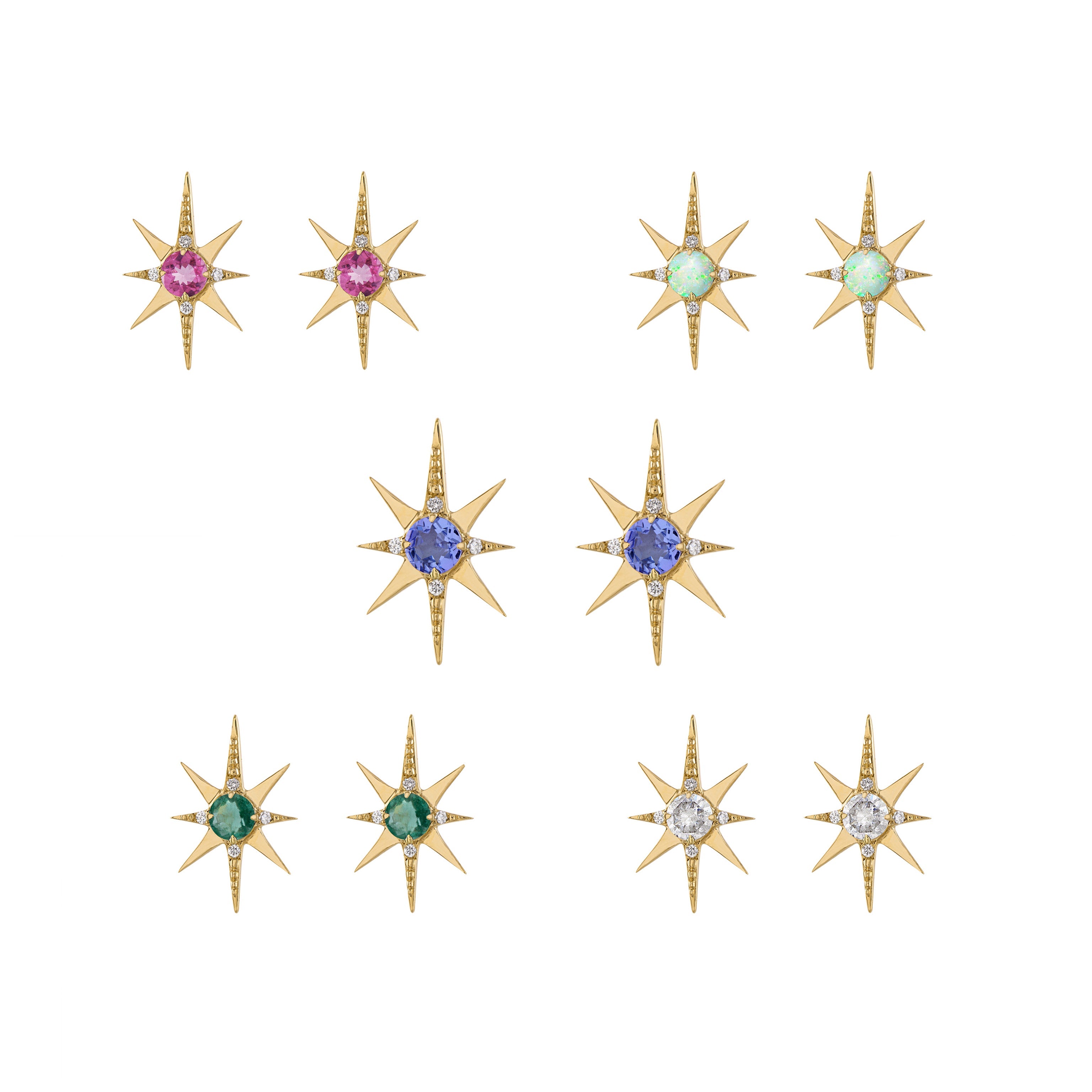Starburst Studs-Studs-Eden Presley Fine Jewelry