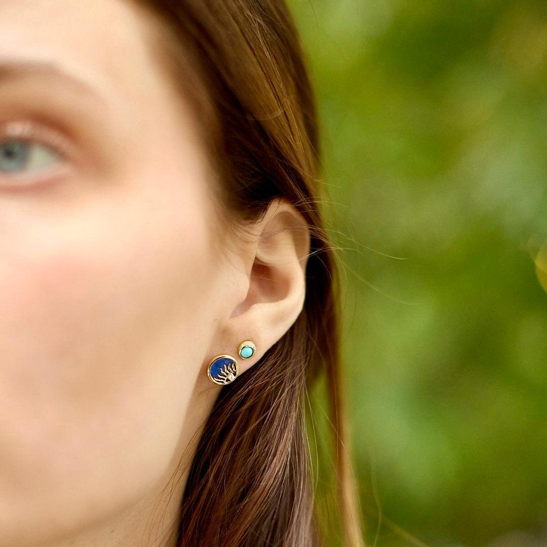 Sunrise studs-Studs-Eden Presley Fine Jewelry