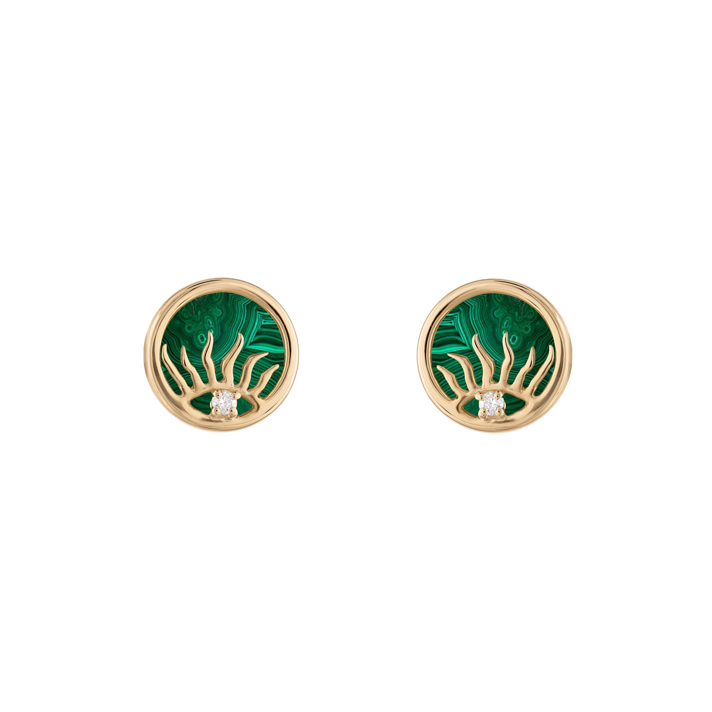 Sunrise studs-Studs-Eden Presley Fine Jewelry