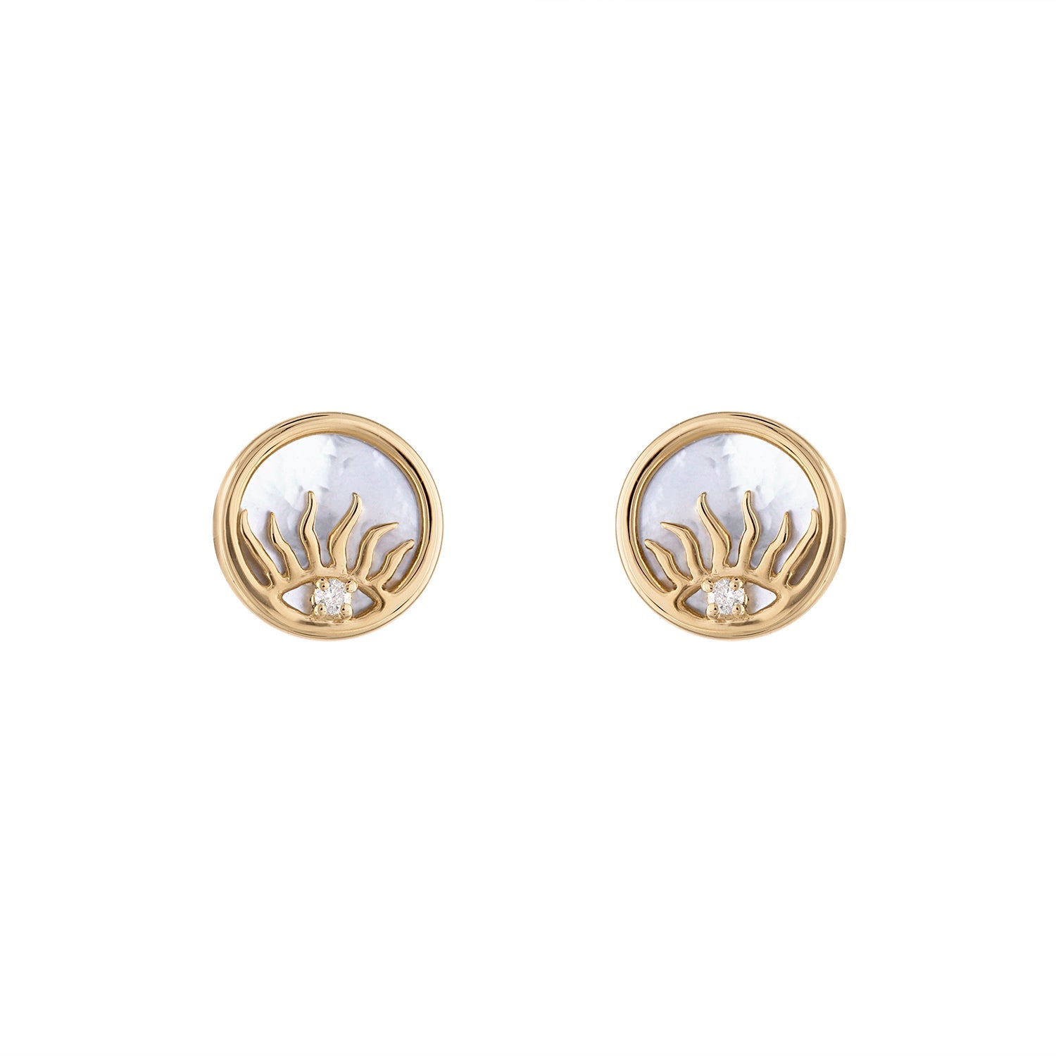 Sunrise studs-Studs-Eden Presley Fine Jewelry