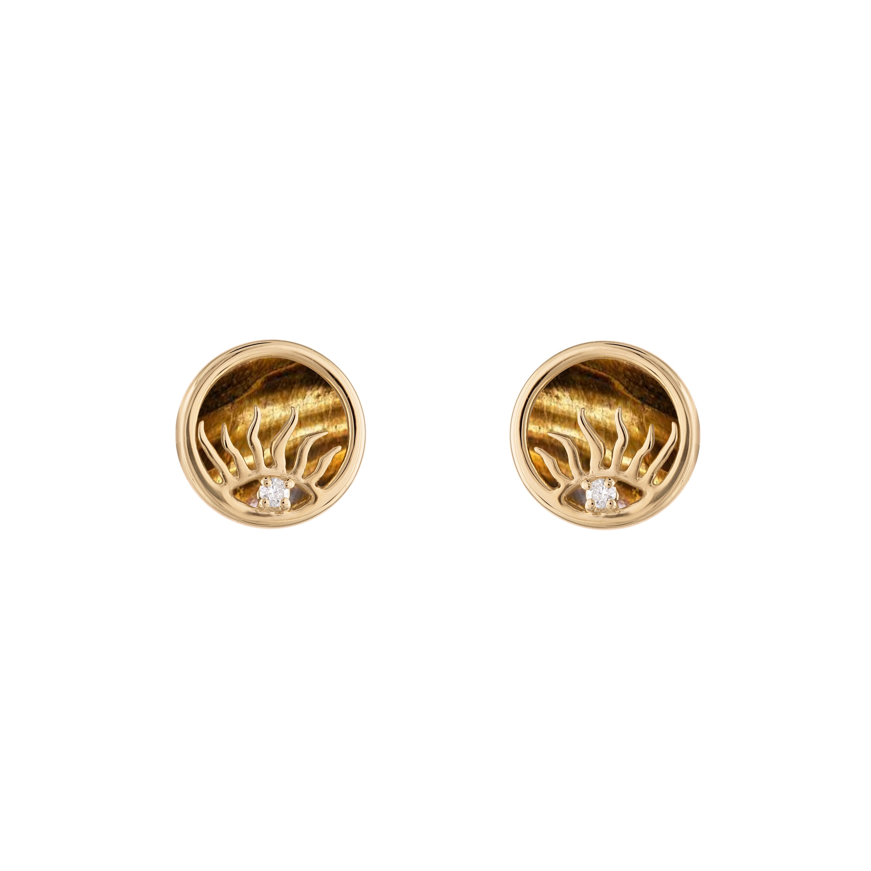 Sunrise studs-Studs-Eden Presley Fine Jewelry
