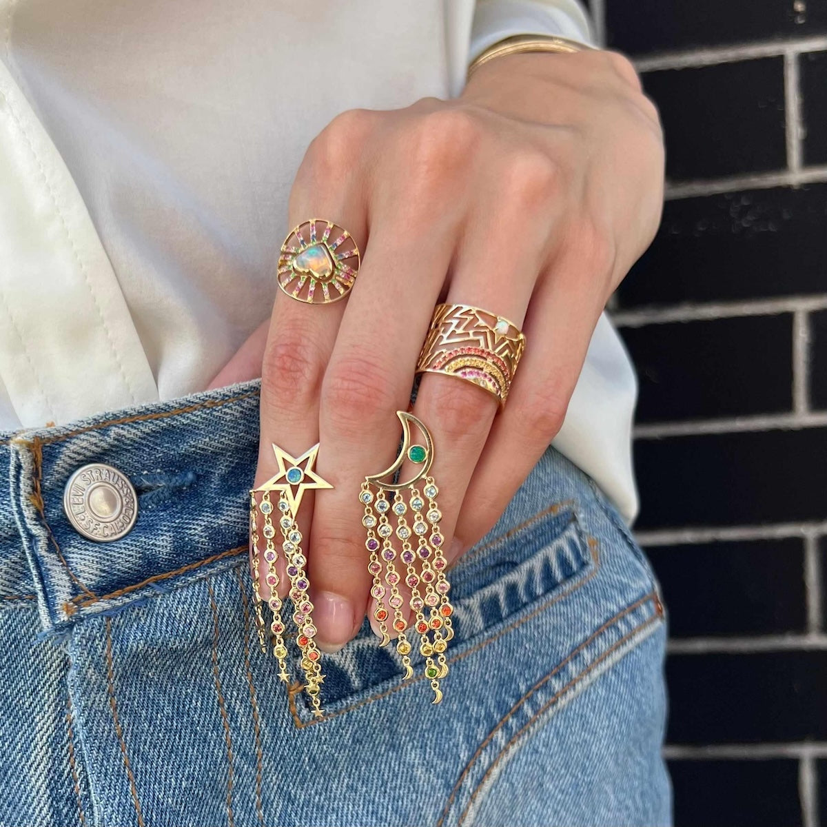 Supernova Earrings - Image 4 | Earrings | Eden Presley