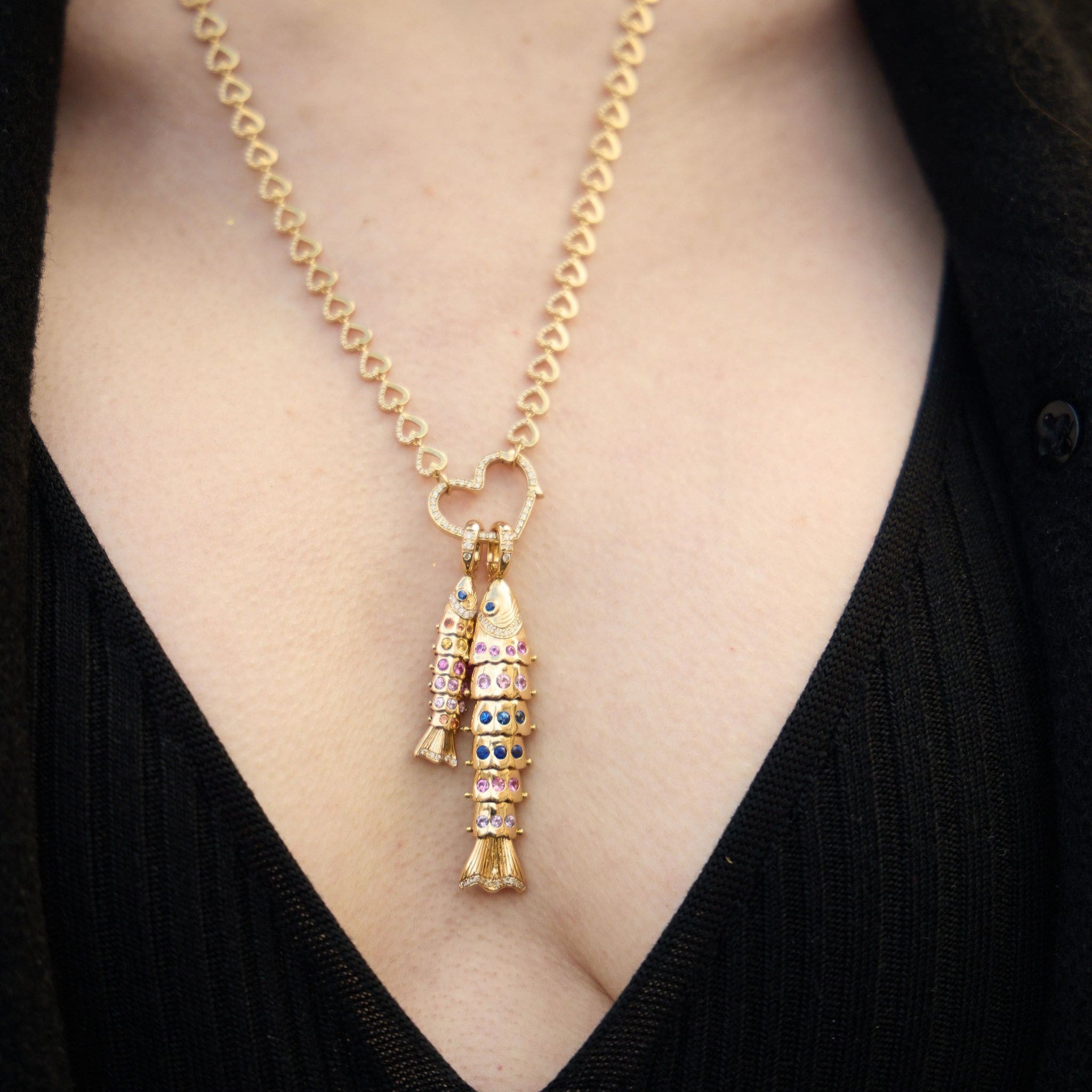 Swedish Fish Pendants-Necklace, pendant, necklaces-Eden Presley Fine Jewelry