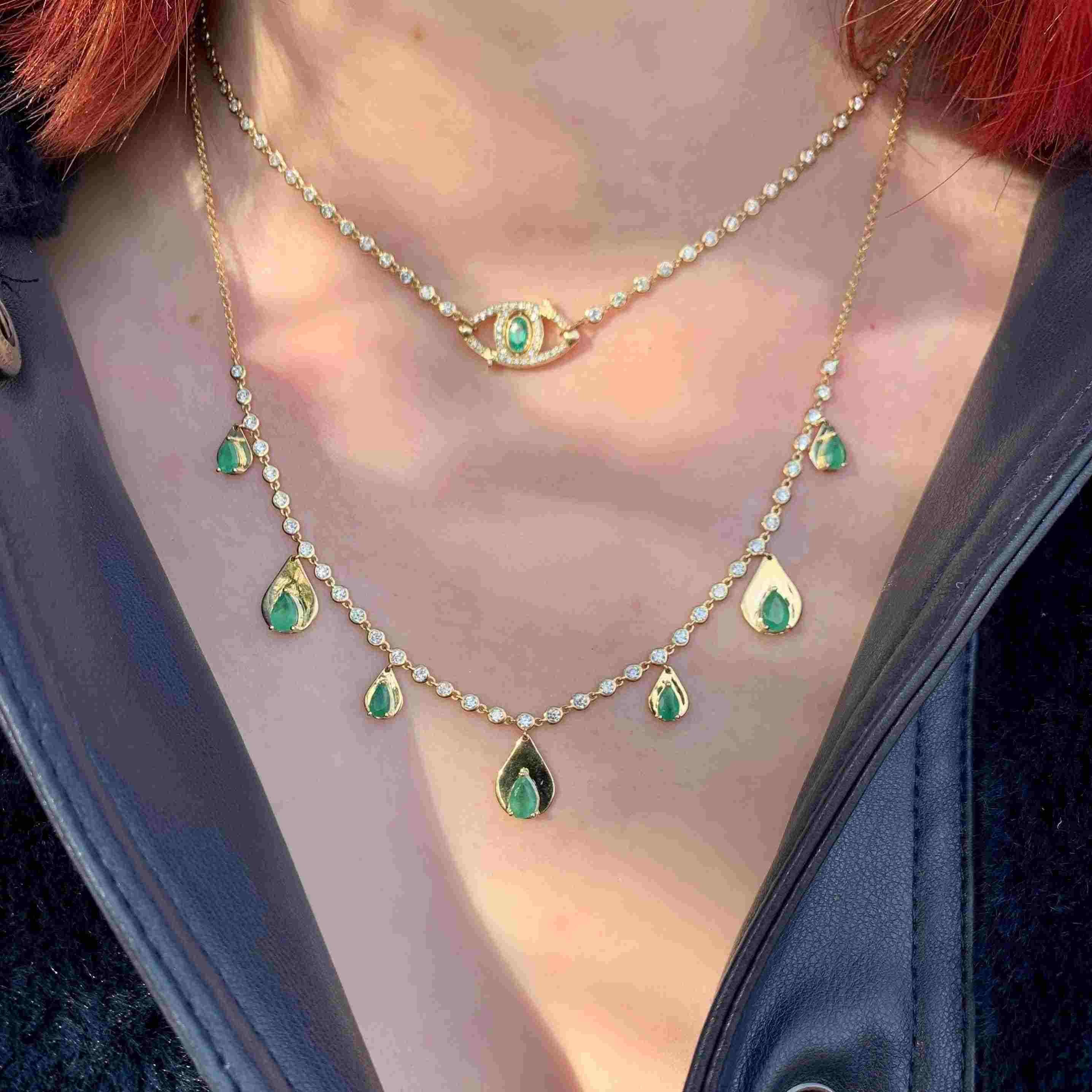 Tears of Joy Stone Necklaces-Necklaces-Eden Presley Fine Jewelry