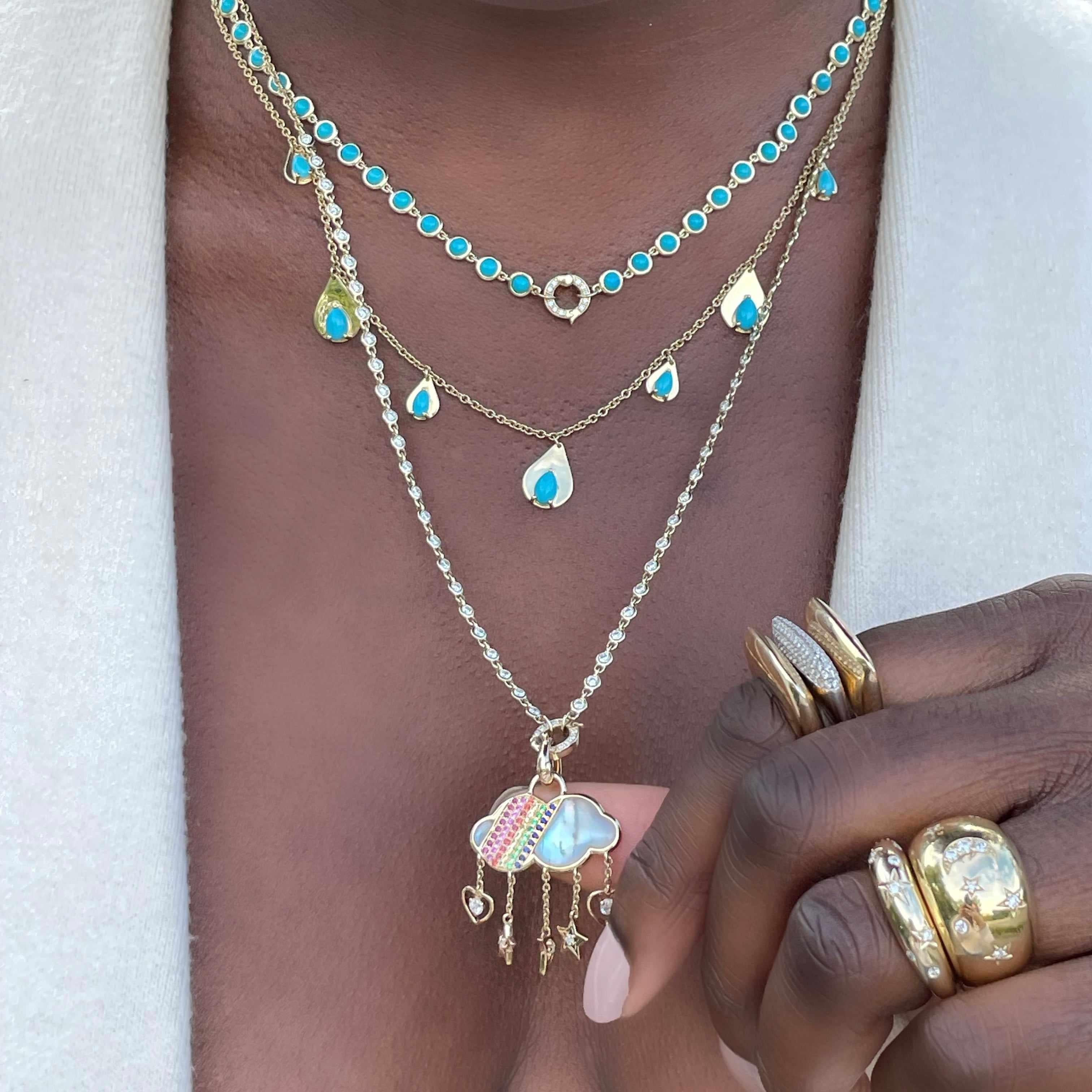 Tears of Joy Stone Necklaces-Necklaces-Eden Presley Fine Jewelry
