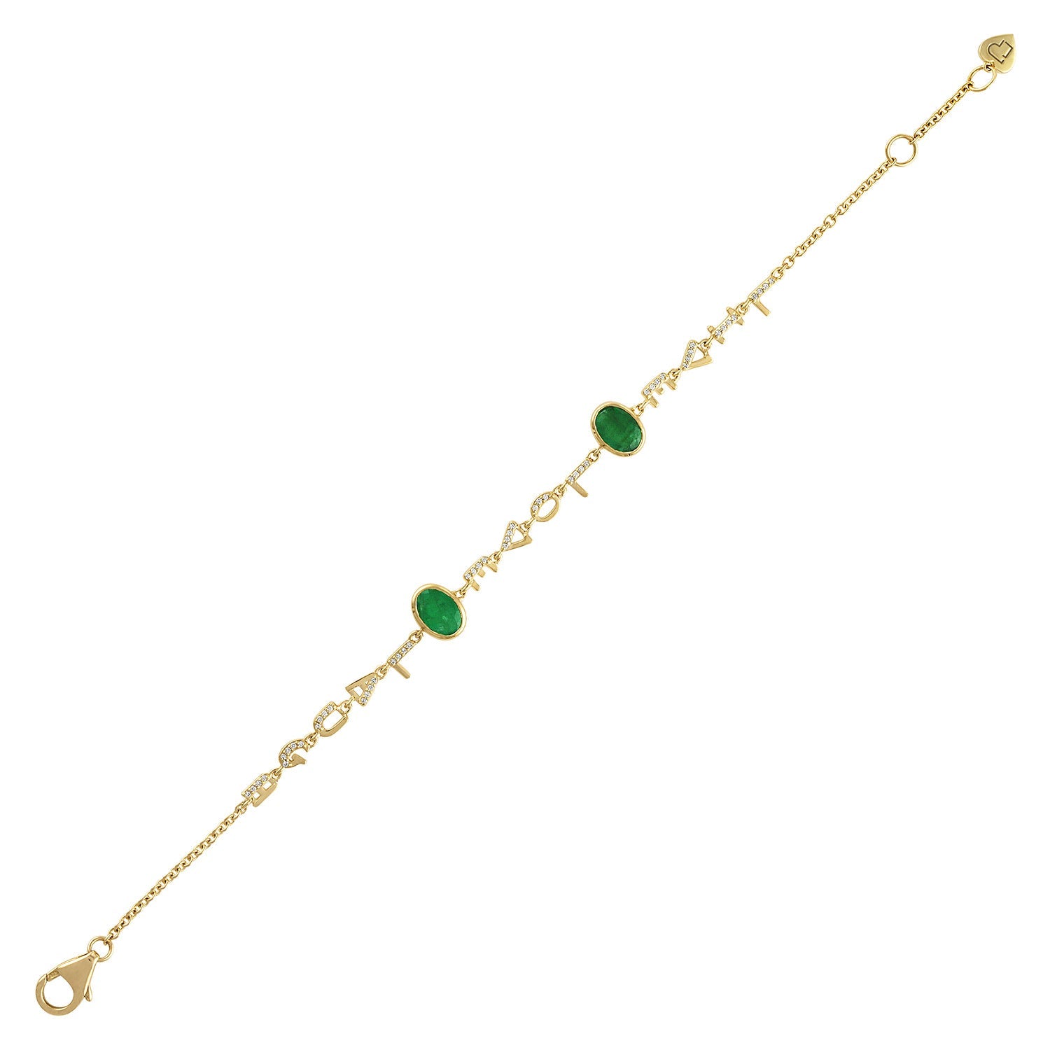 Tiny Letters Bracelet-Bracelet-Eden Presley Fine Jewelry