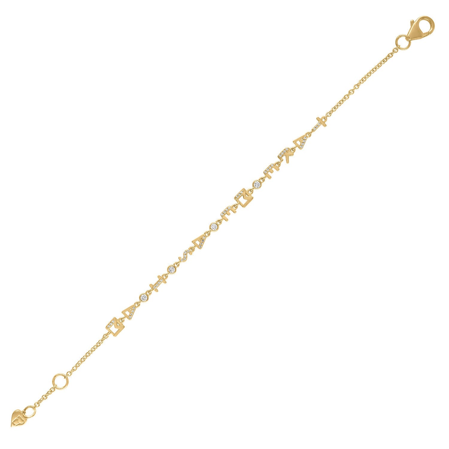 Tiny Letters Bracelet-Bracelet-Eden Presley Fine Jewelry