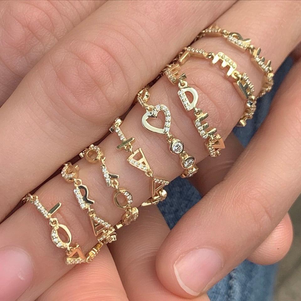 Tiny Letters Rings