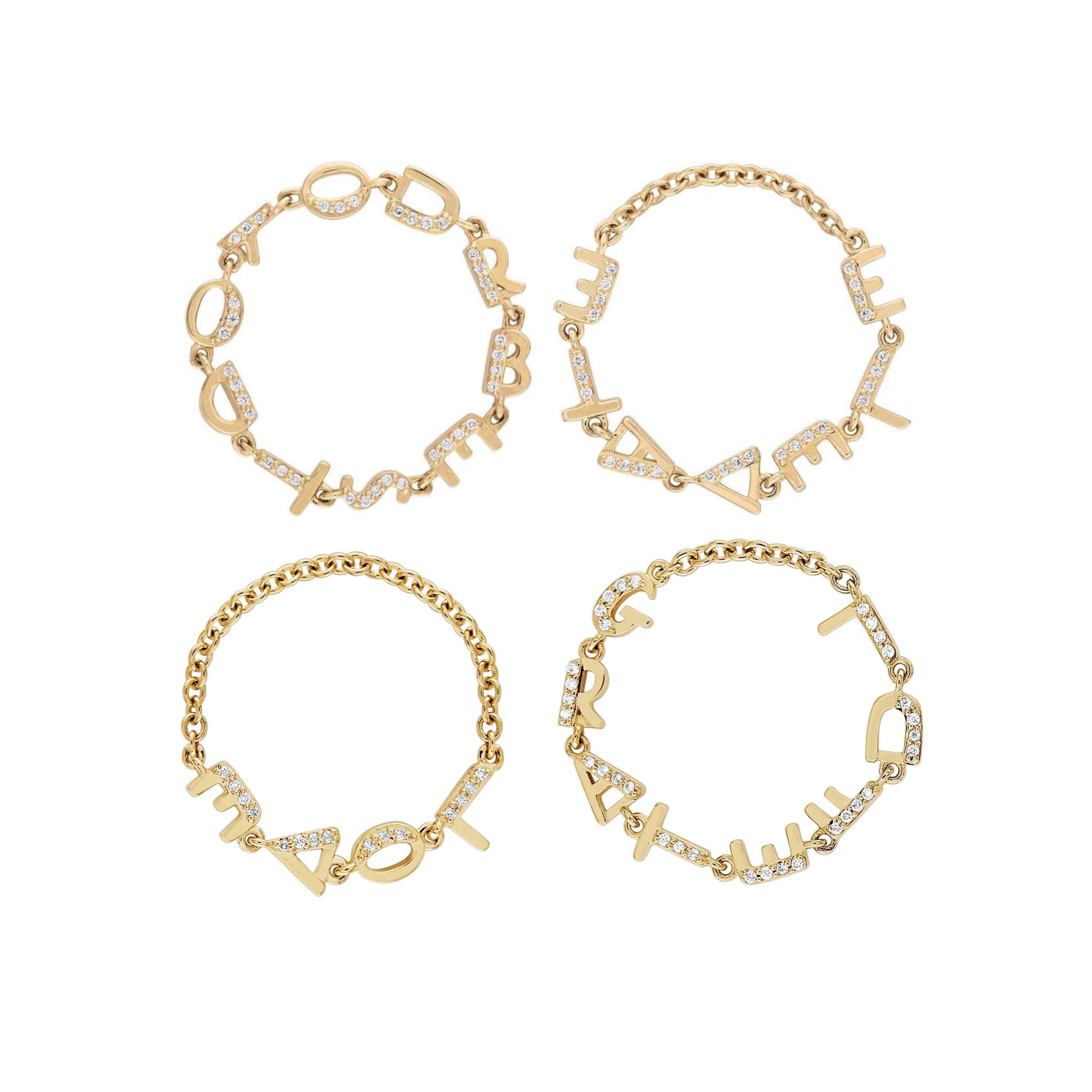 Tiny Letters Ring-Rings-Eden Presley Fine Jewelry