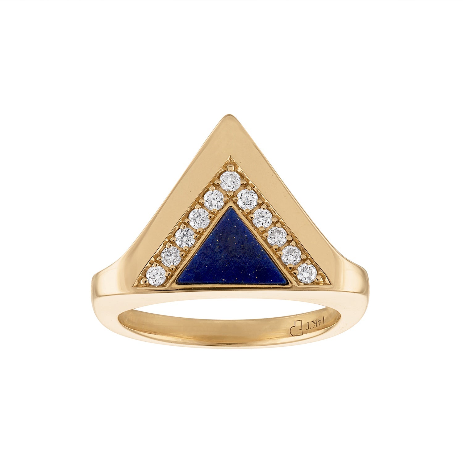 What’s the Point Stack Ring-Navy Blue