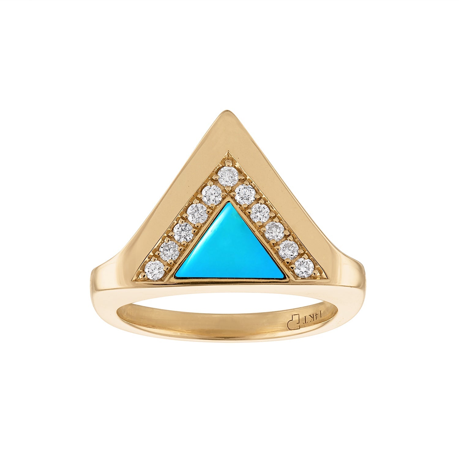 What’s the Point Stack Ring-Sky Blue
