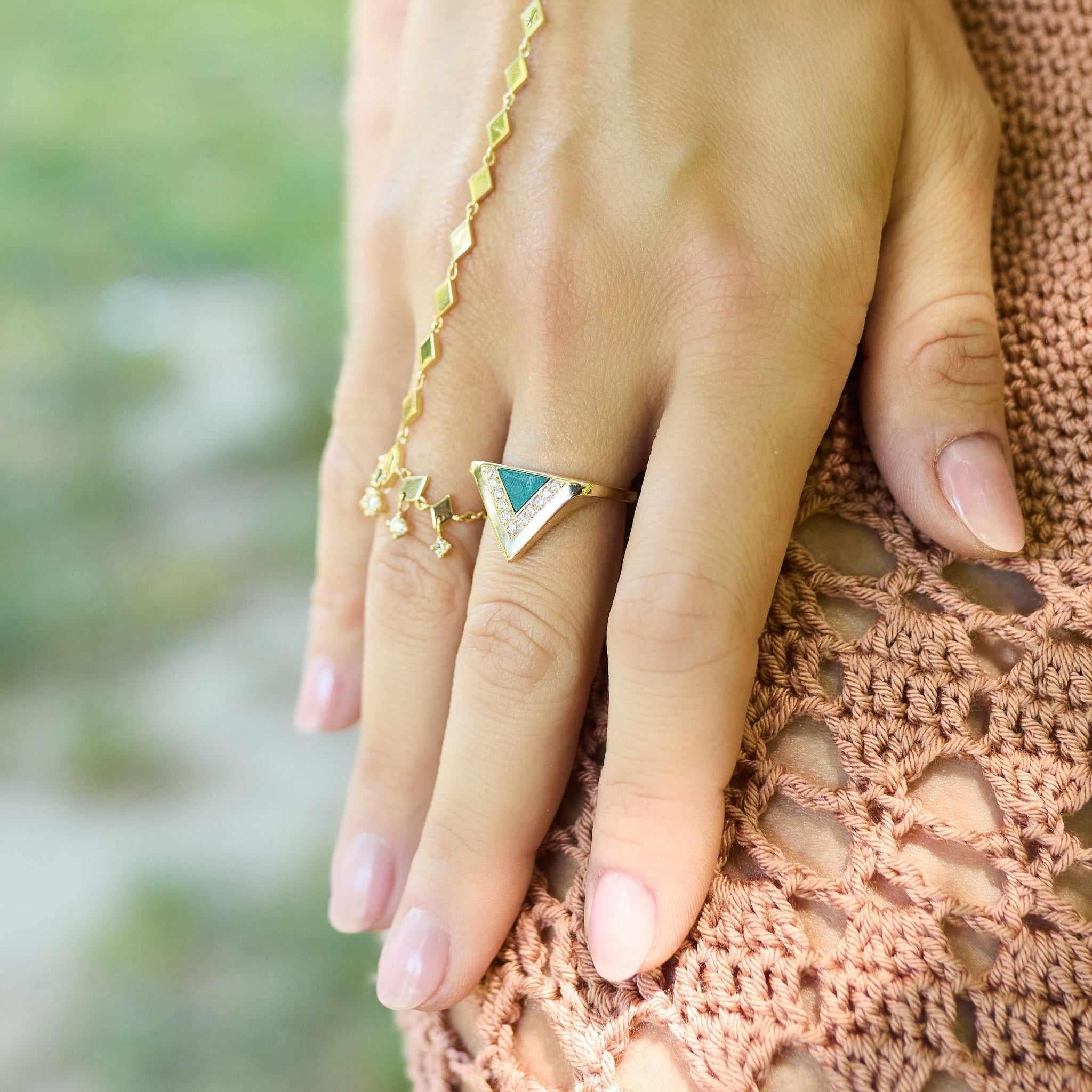 What’s the Point Stack Ring - Model Hands