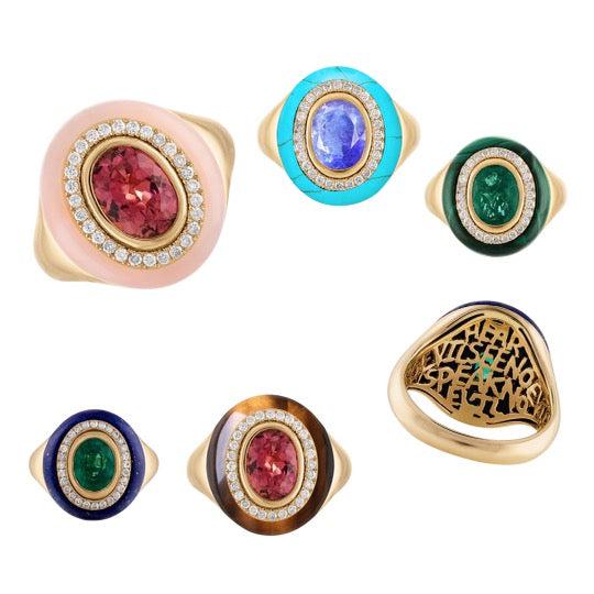 Wisdom stone ring