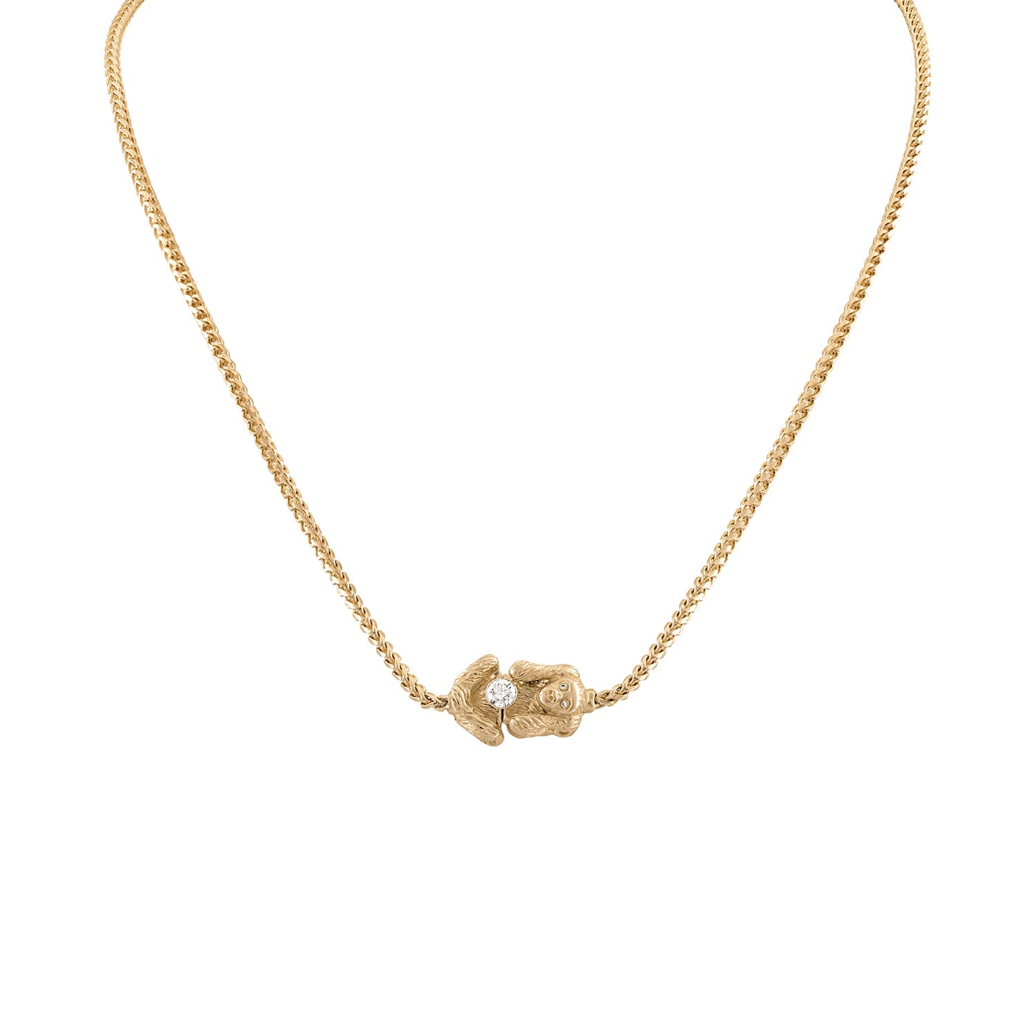 Wise Monkey Necklace-Necklace-Eden Presley Fine Jewelry