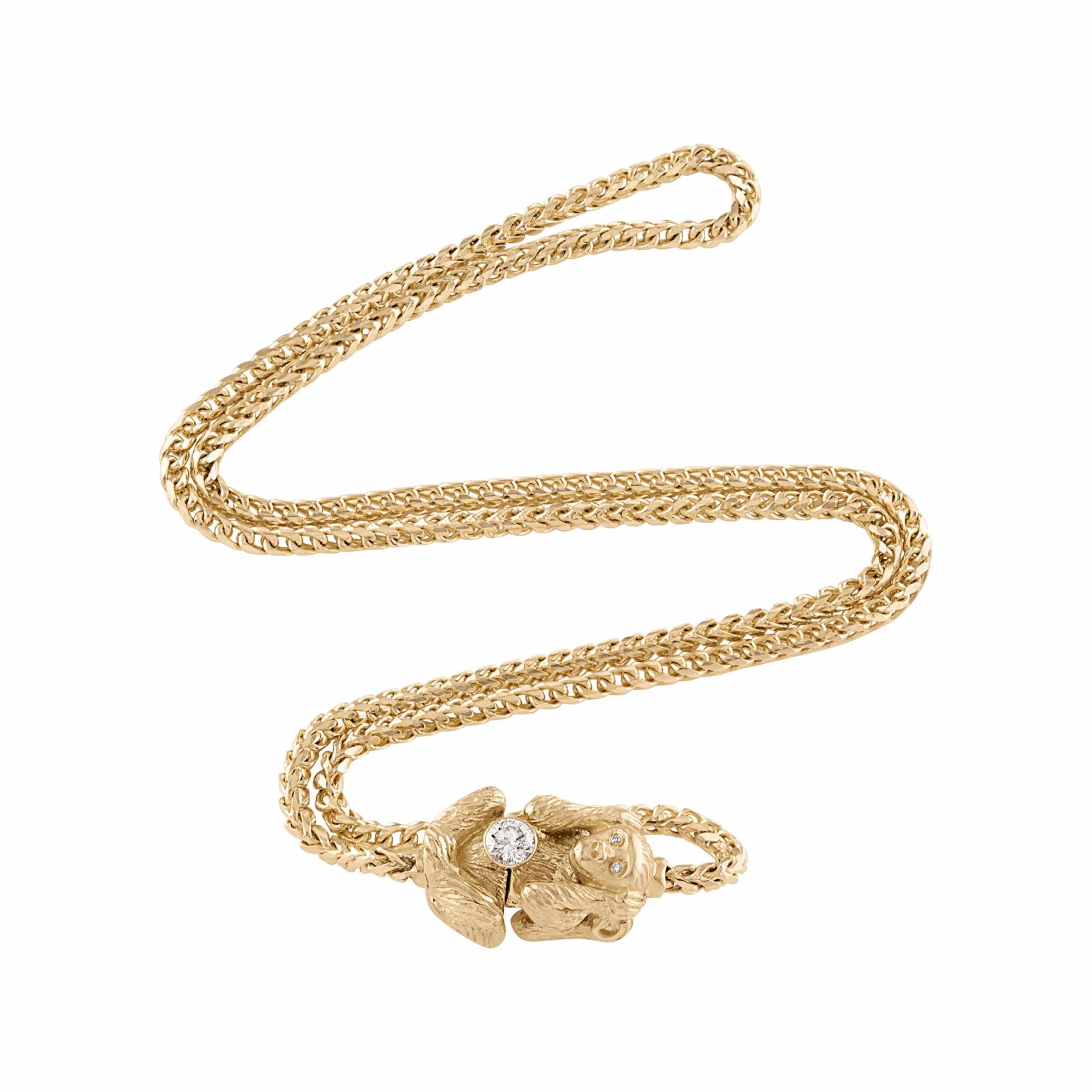Wise Monkey Necklace-Necklace-Eden Presley Fine Jewelry