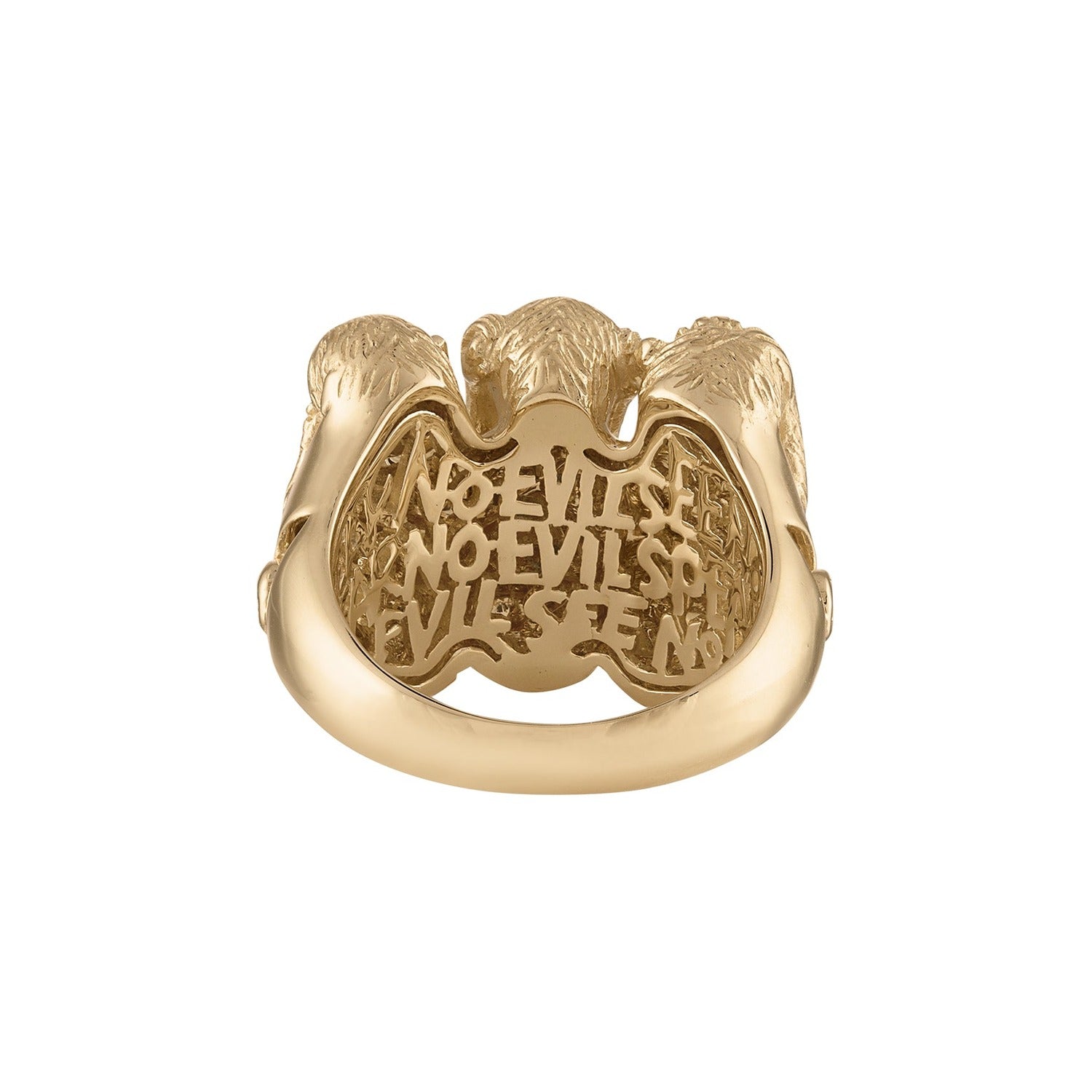 Wise Monkeys Ring-Inside Look