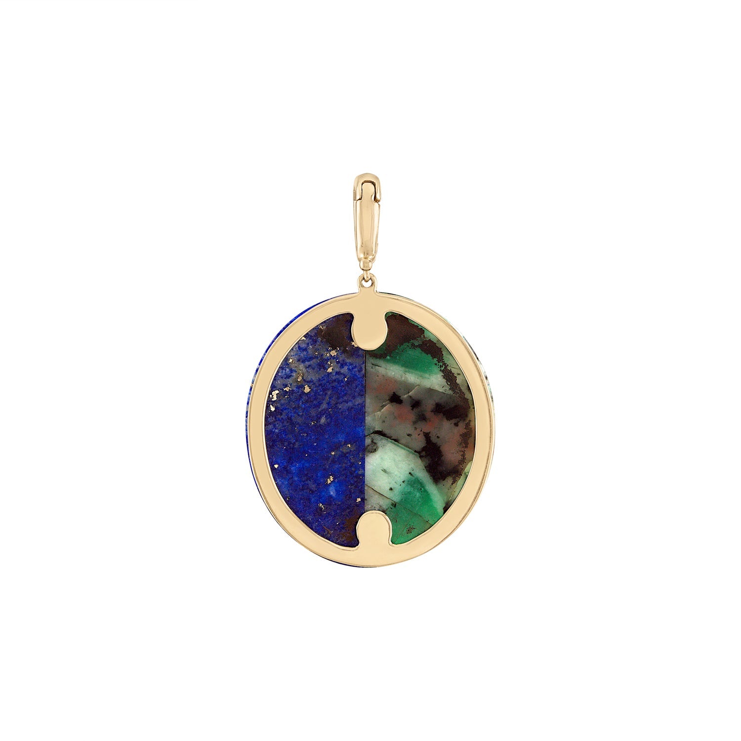 Wise Monkeys Stone Pendant-Pendant Necklace-Eden Presley Fine Jewelry
