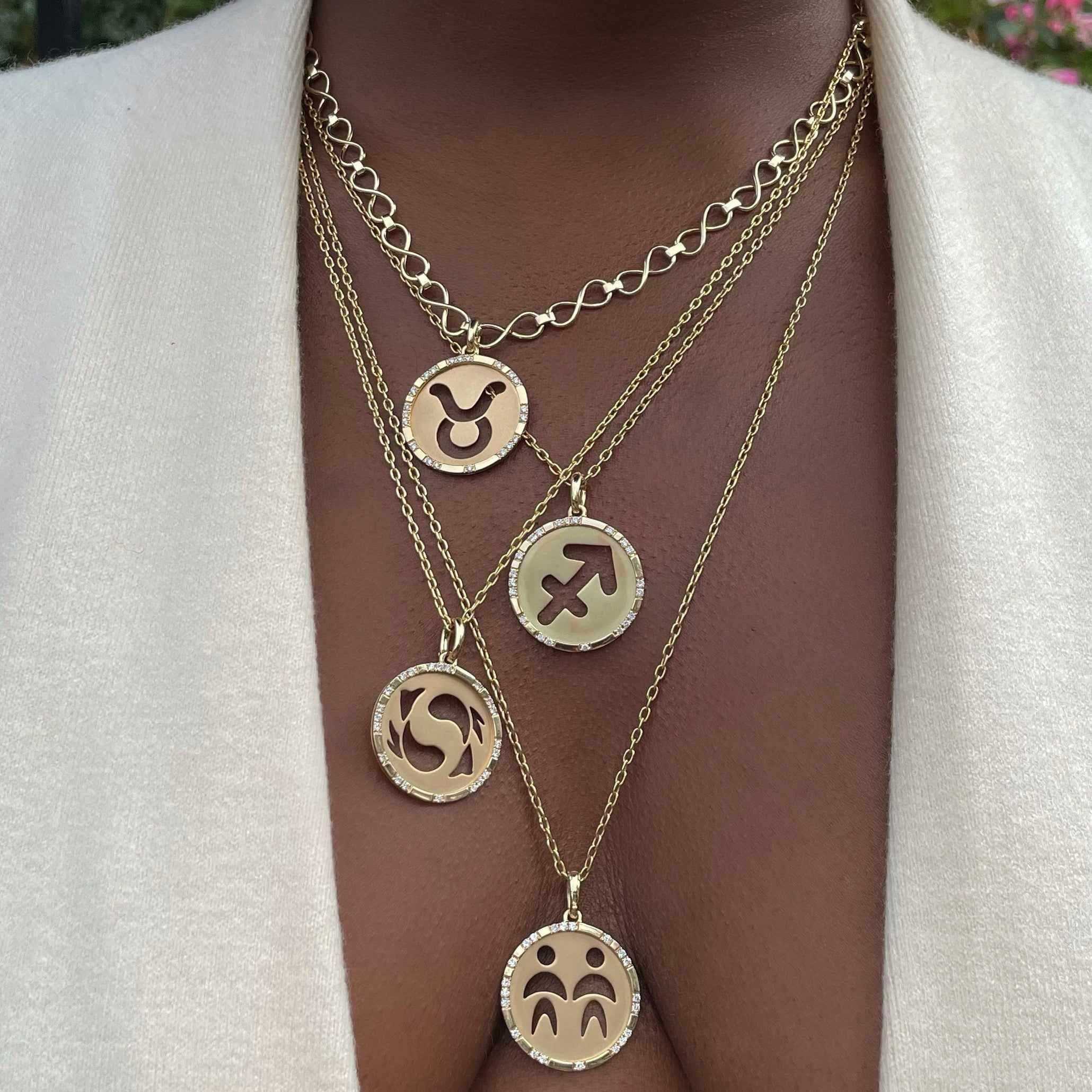 Zodiac Pendants-Necklace, pendant, necklaces, pendants-Multiple designs
