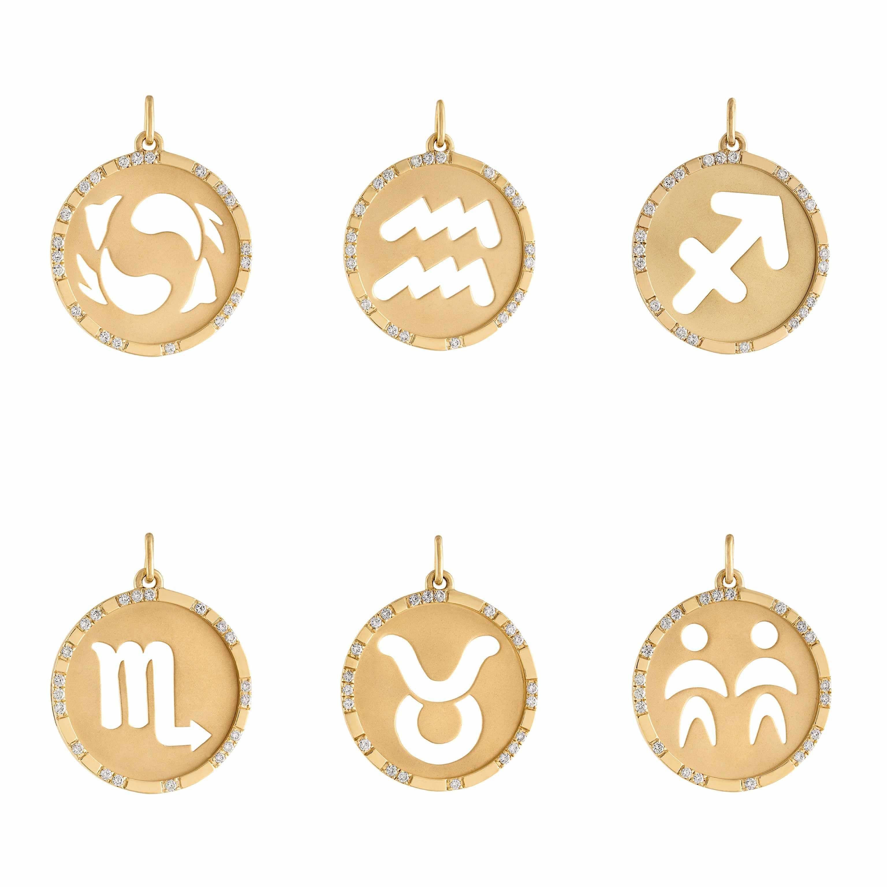 Zodiac Pendants-Necklace, pendant, necklaces, pendants-Eden Presley Fine Jewelry