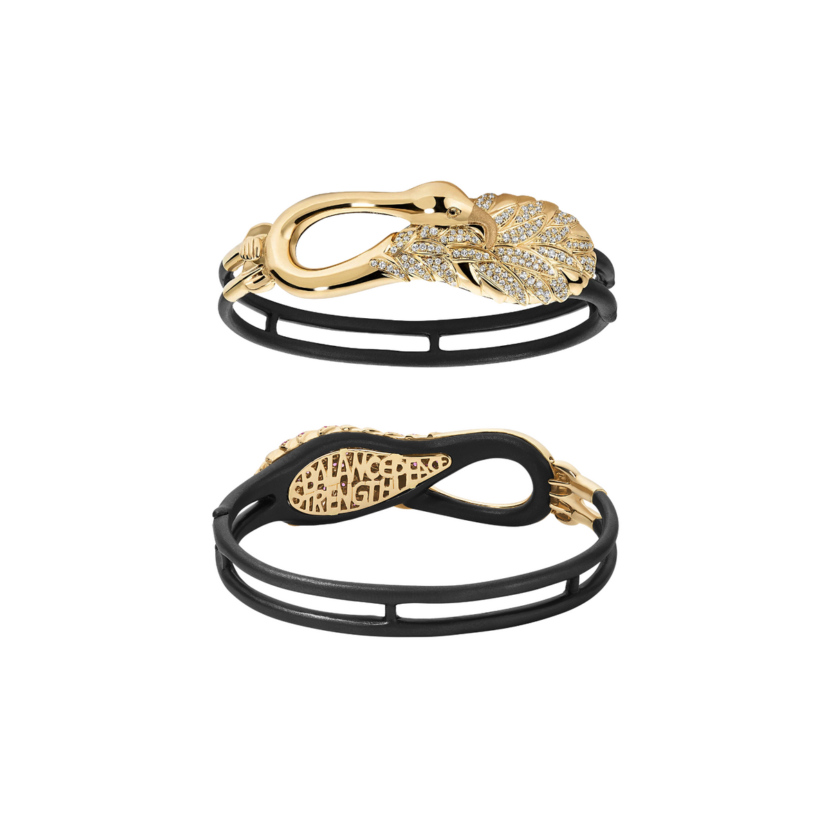 In The Black Flamingo Bangle