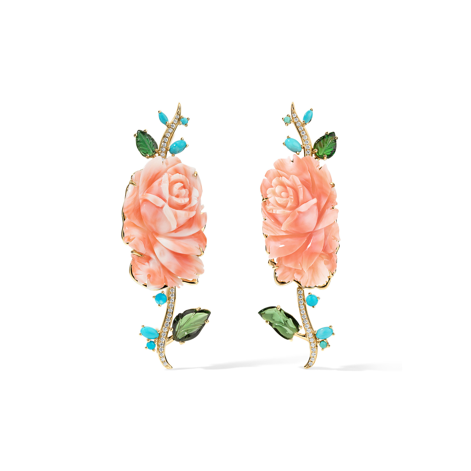 Coral Vine Earrings