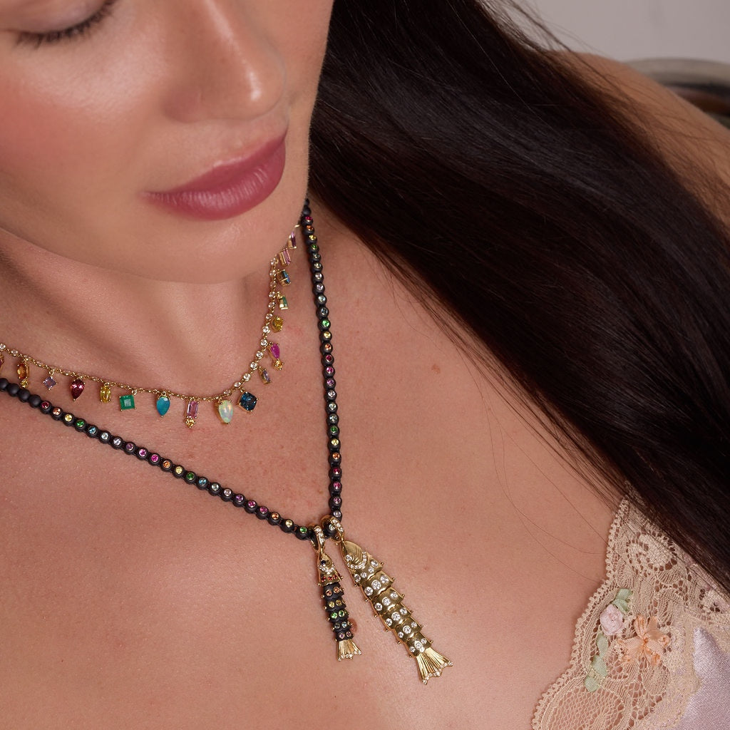 In The Black Tennis Necklace