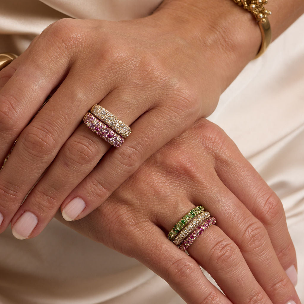 Sparkle Stack Ring