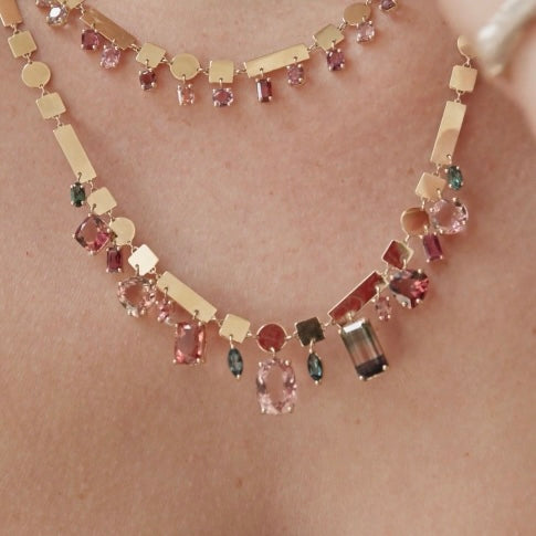 Rock Candy Shine Bicolor Tourmaline Necklace