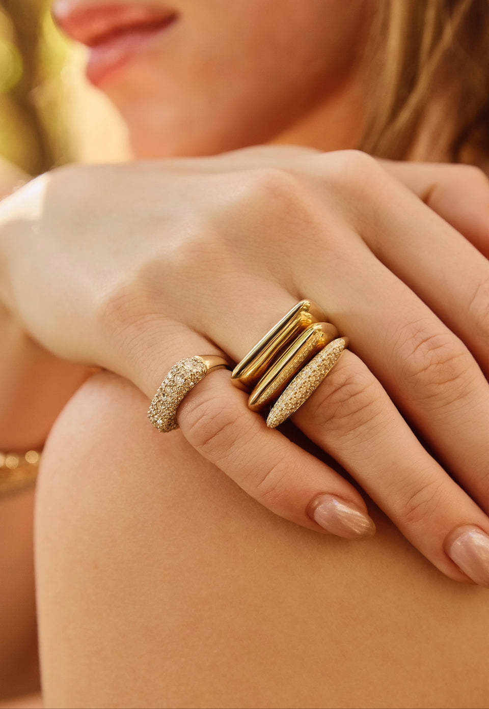 Sparkle Stack Ring