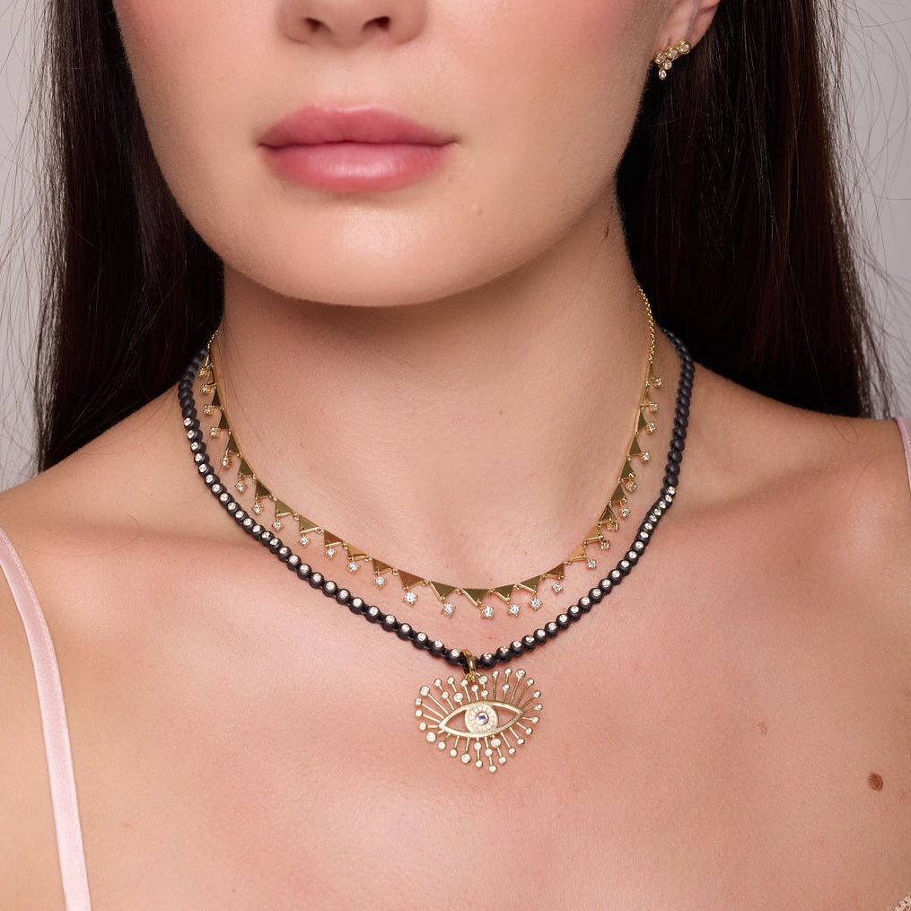 In The Black Tennis Necklace