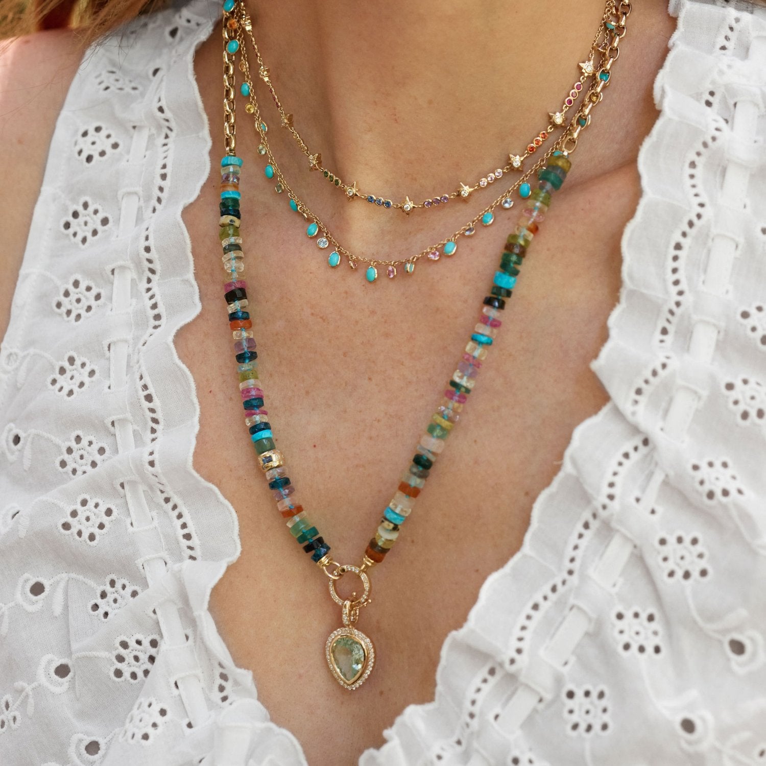 Beaded Closure Necklace