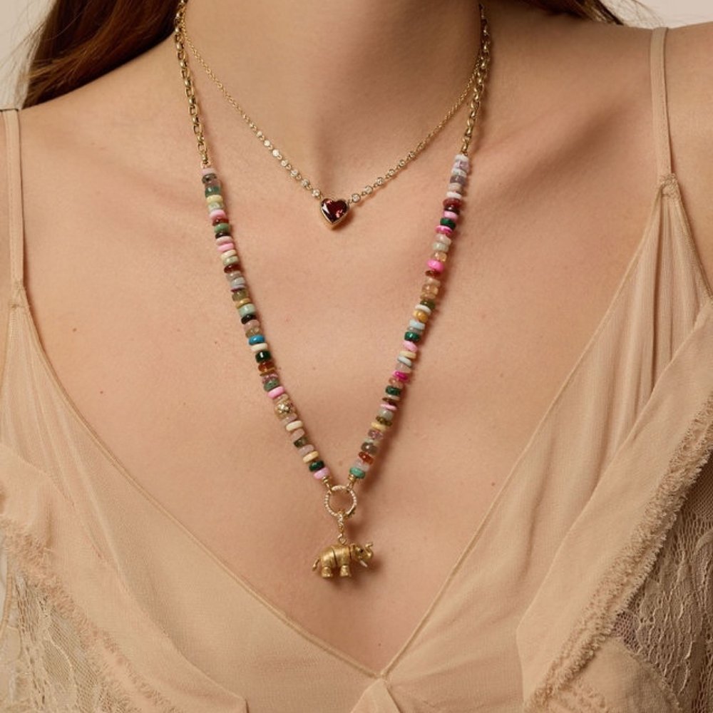 Beaded Closure Necklace