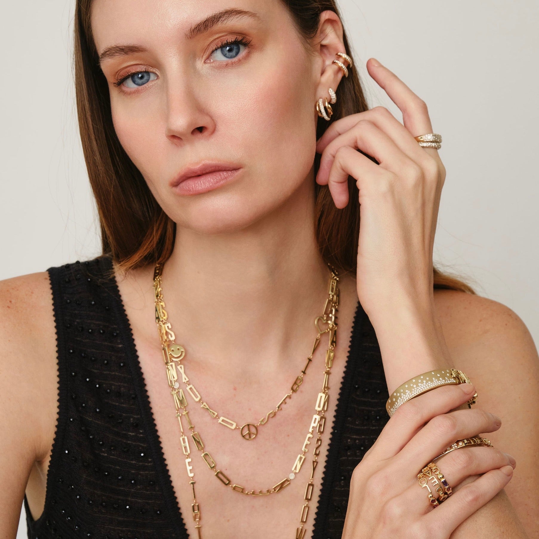 Golden Mantra Necklace