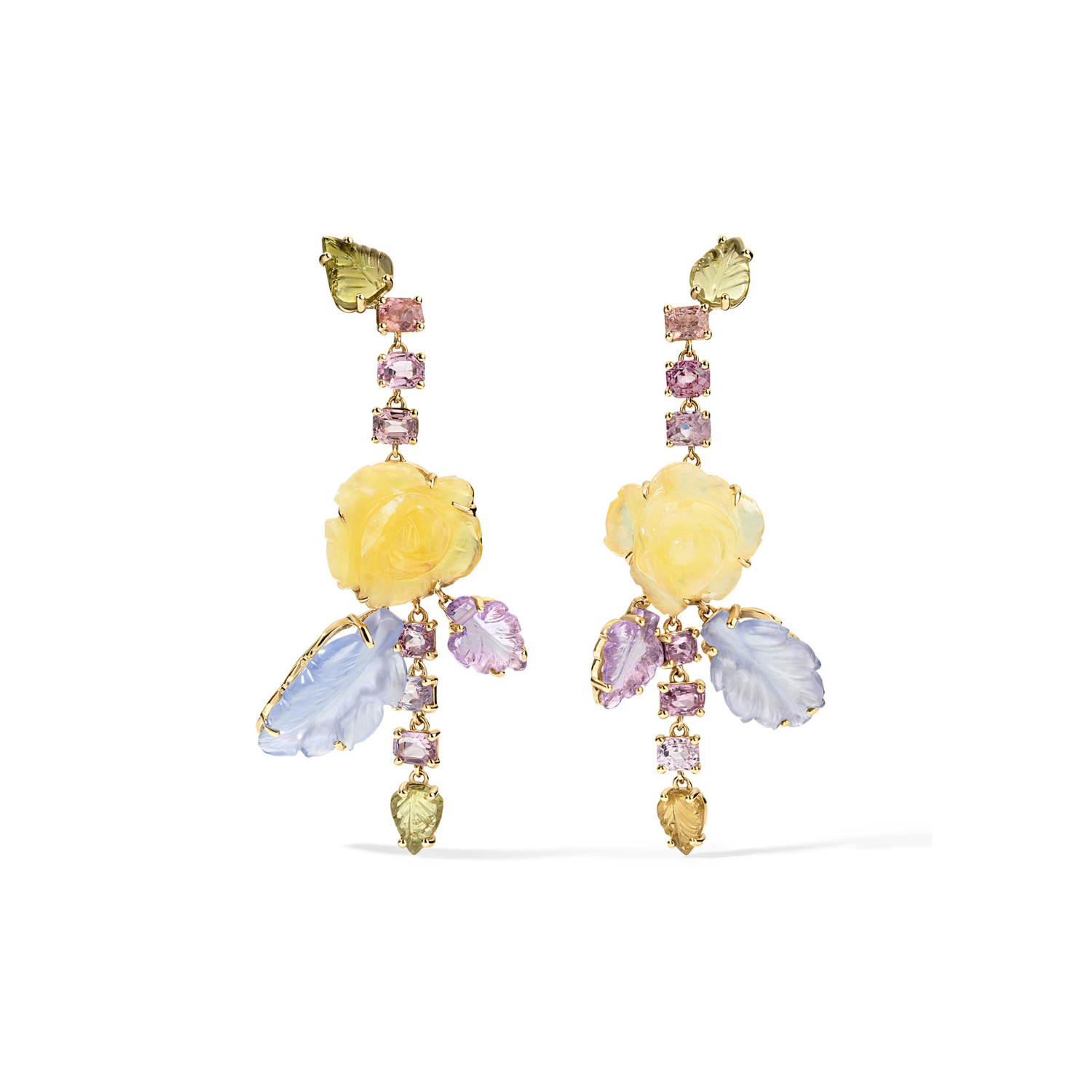 Chalcedony Bloom Earrings